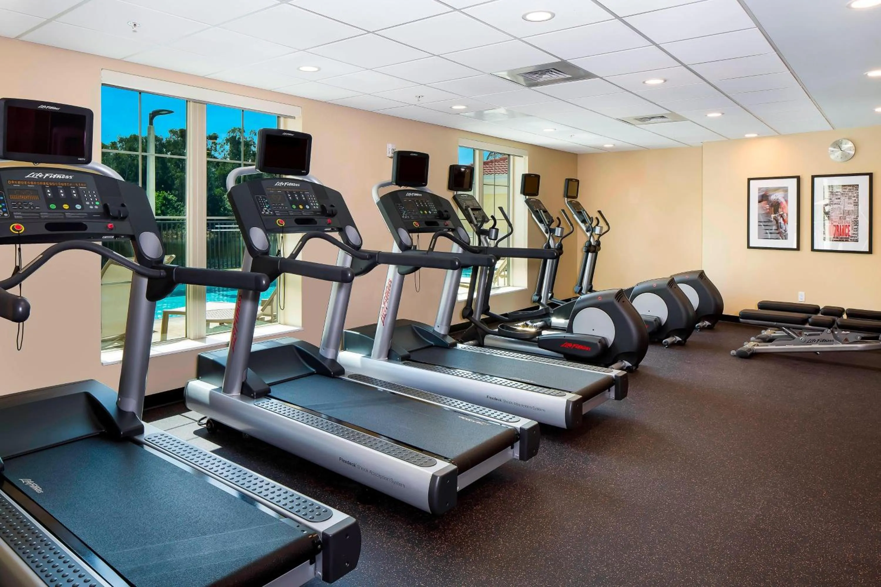 Fitness centre/facilities in TownePlace Suites by Marriott Fort Myers Estero