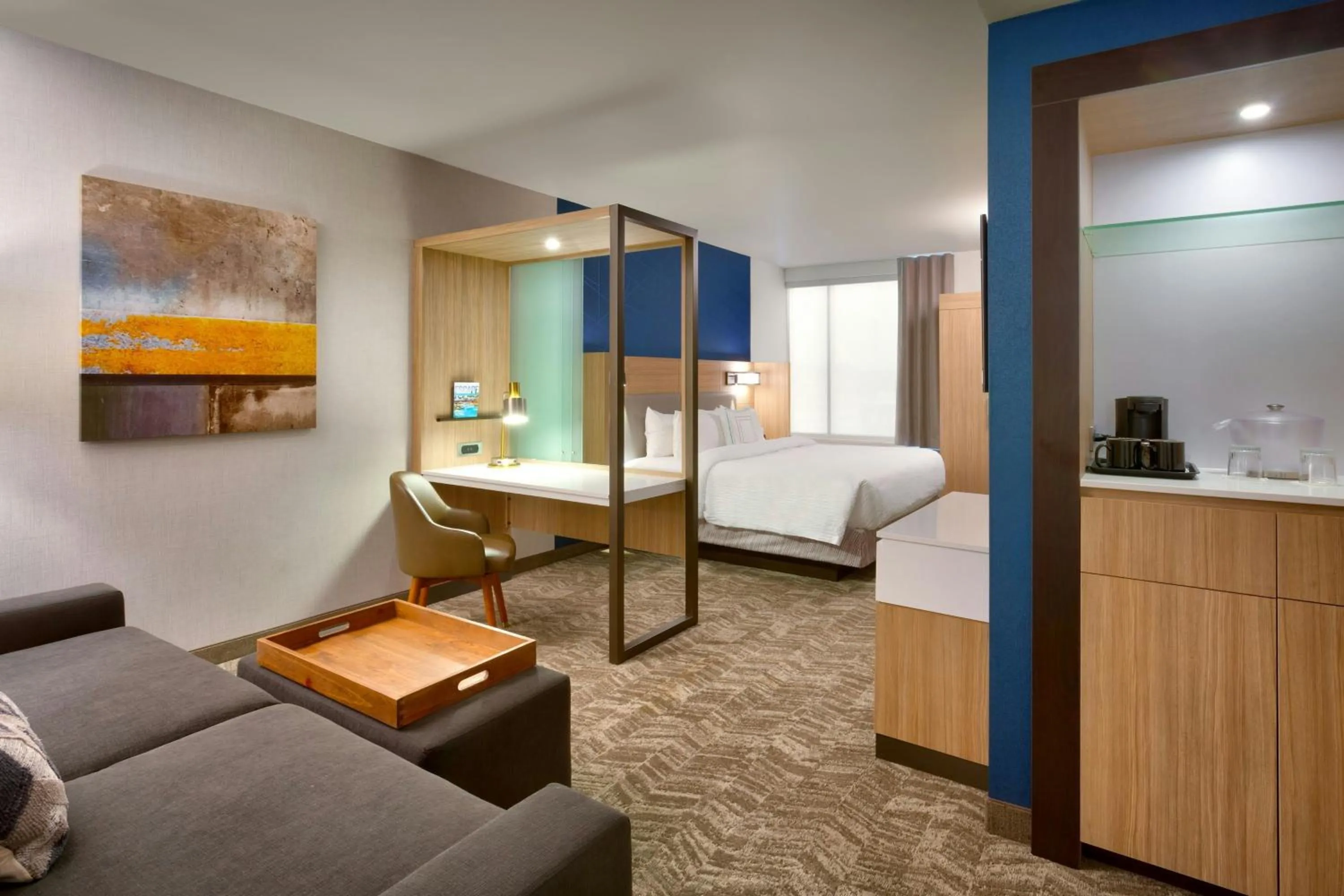 Bedroom, Bed in SpringHill Suites by Marriott Salt Lake City-South Jordan