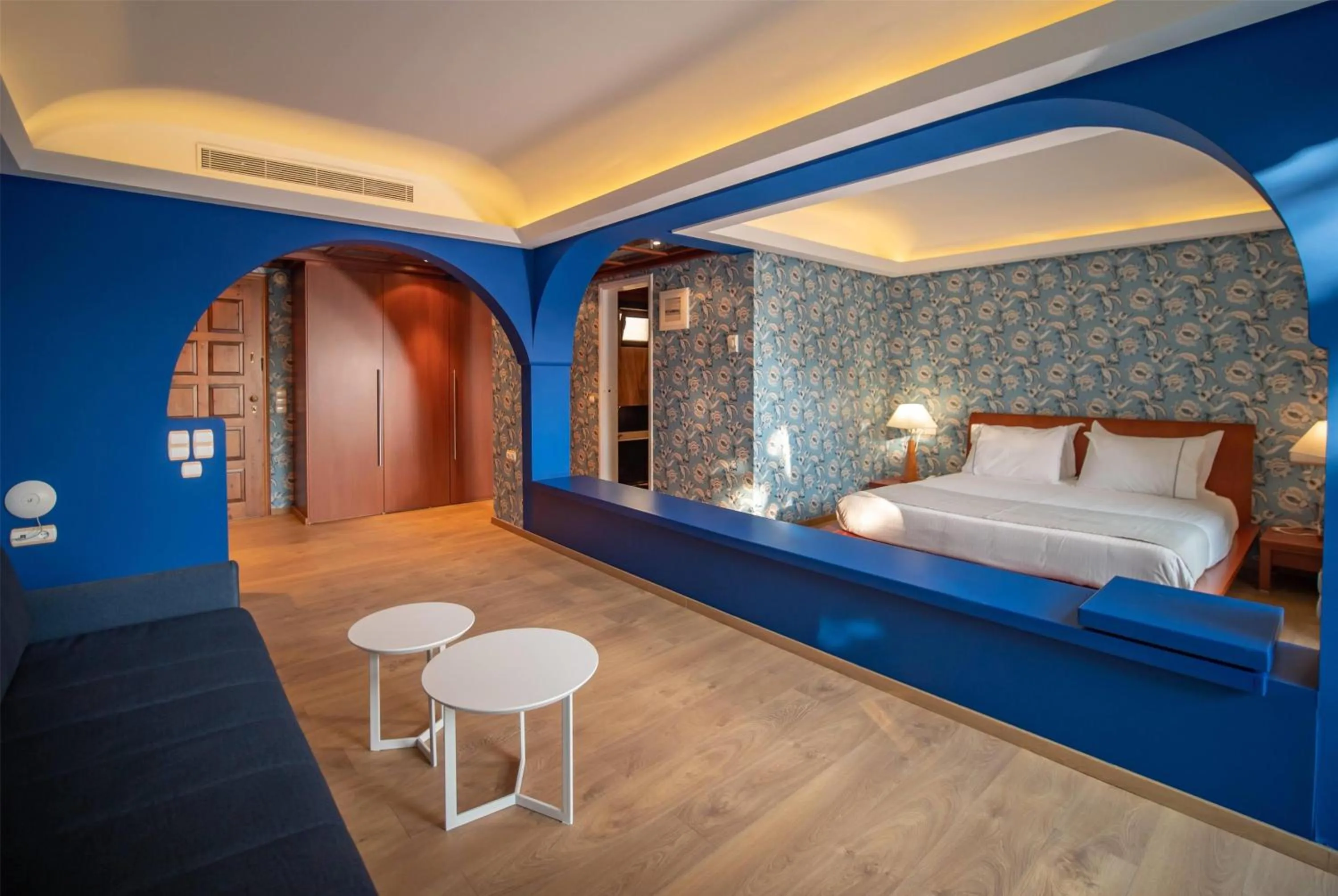 Photo of the whole room, Bed in Ramada Loutraki Poseidon Resort