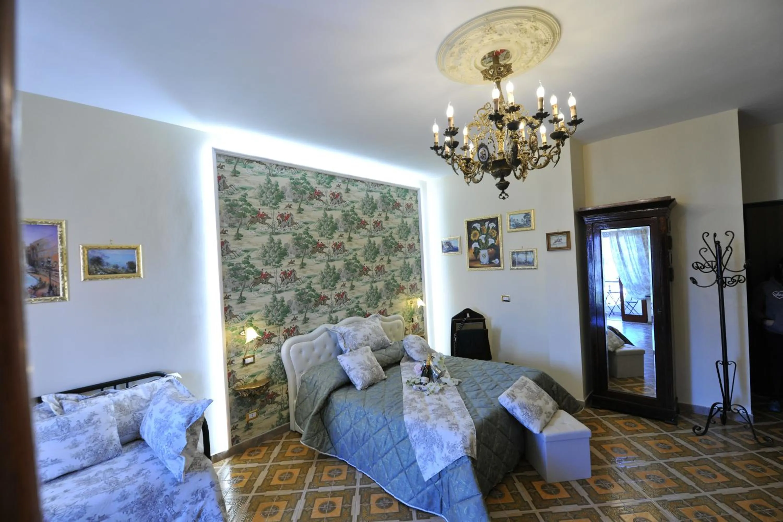 Bedroom, Bed in B&b Le Cycas