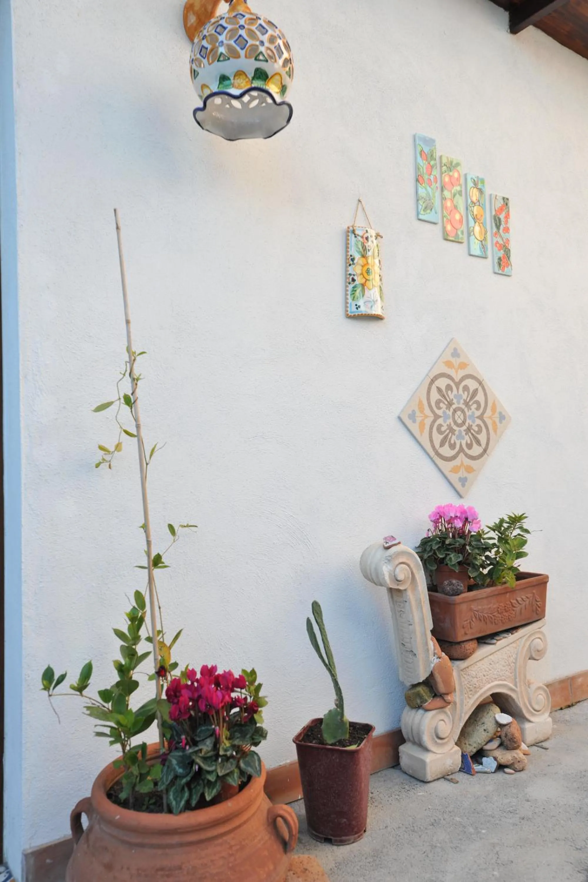 Facade/entrance in B&b Le Cycas