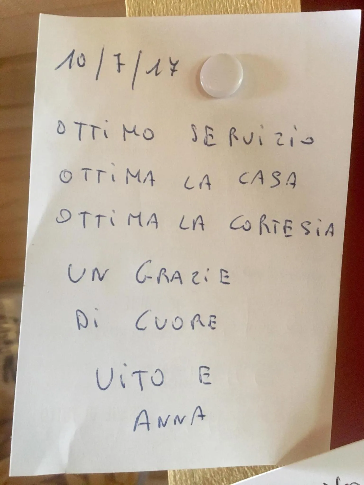 Logo/Certificate/Sign in B&B CASA mia - camere in appartamento privato -