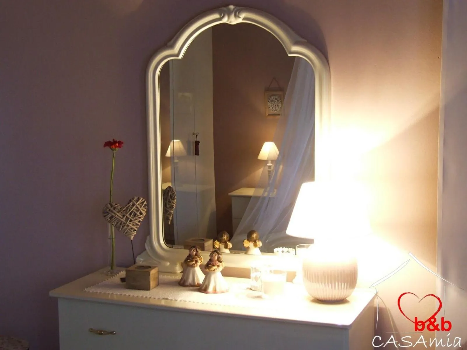 Bed in B&B CASA mia - camere in appartamento privato -