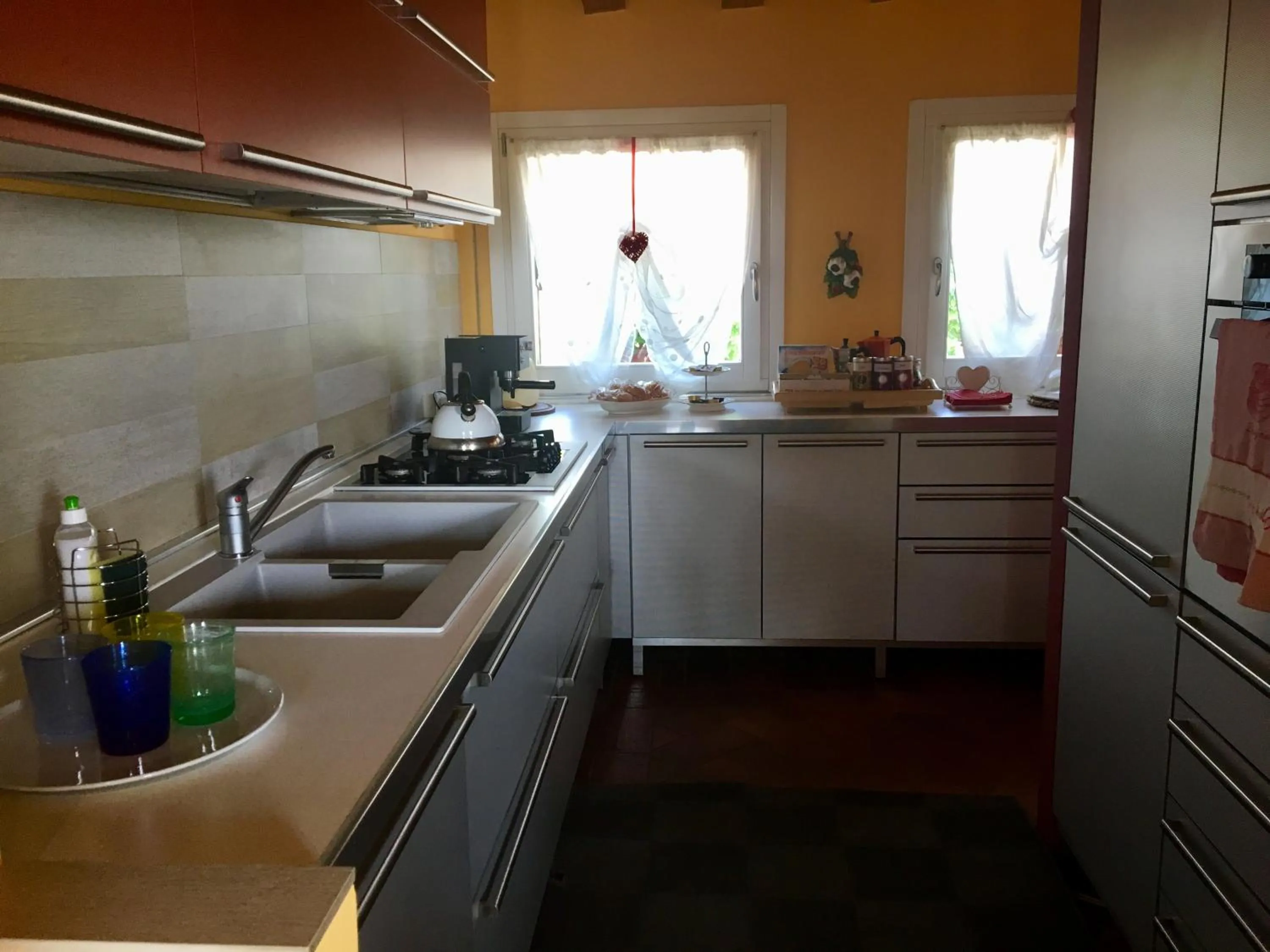 Kitchen or kitchenette in B&B CASA mia - camere in appartamento privato -