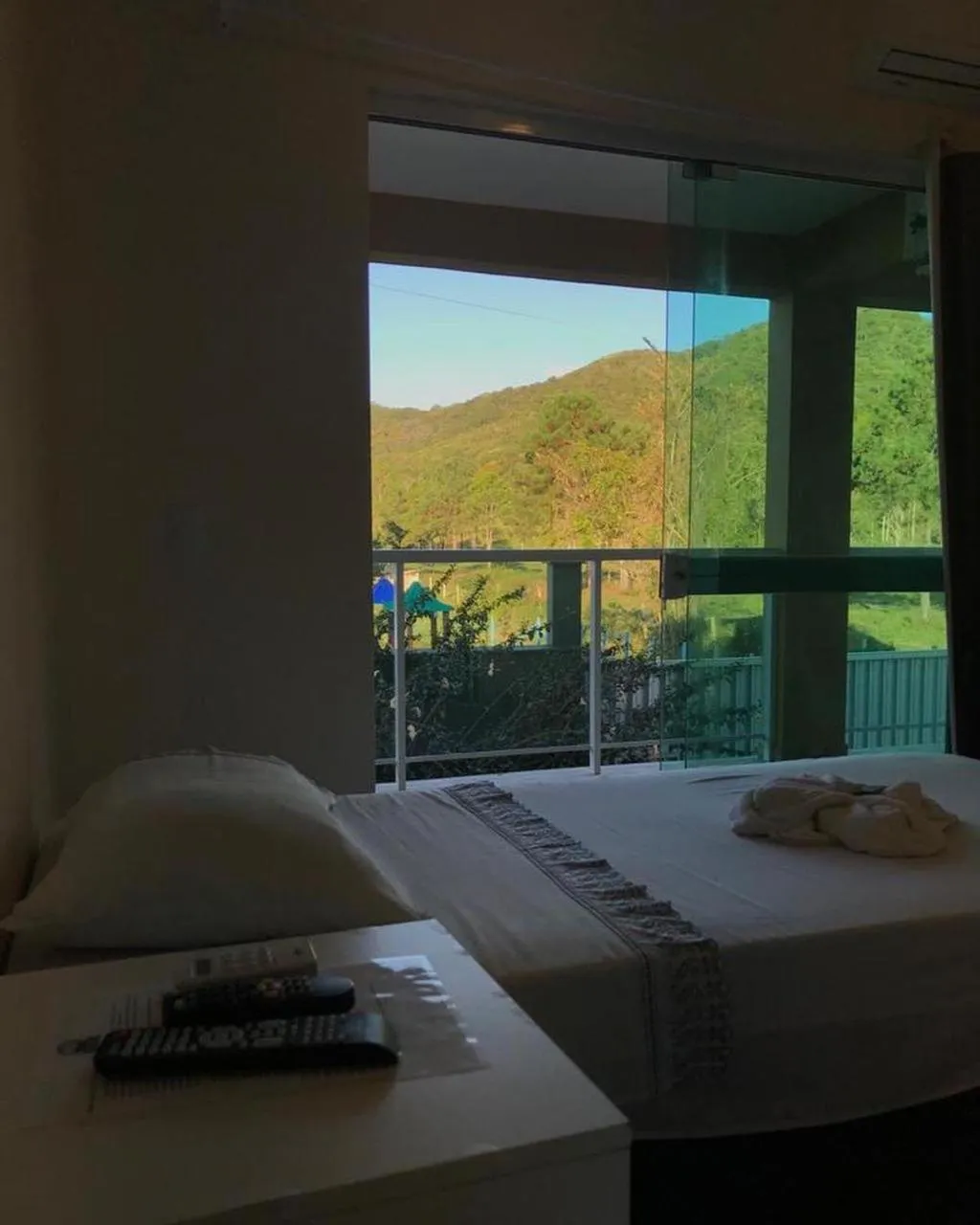 Bed in Pousada Nascer do Sol