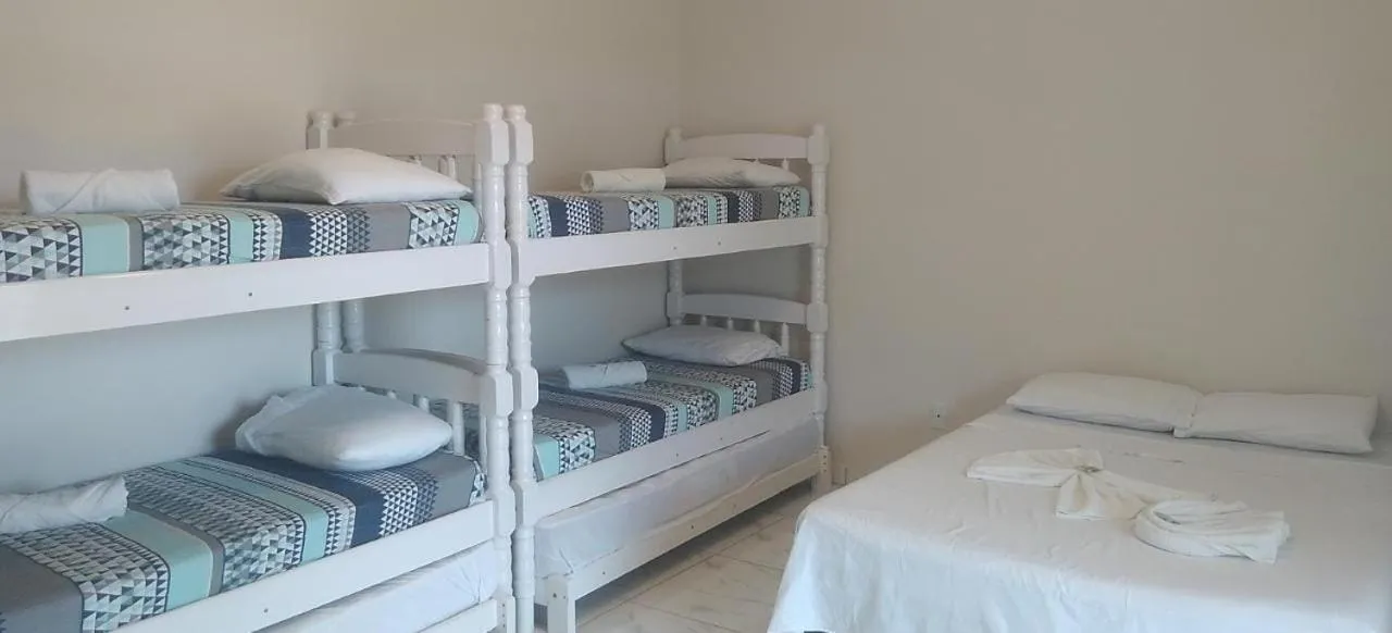 Bed in Pousada Nascer do Sol