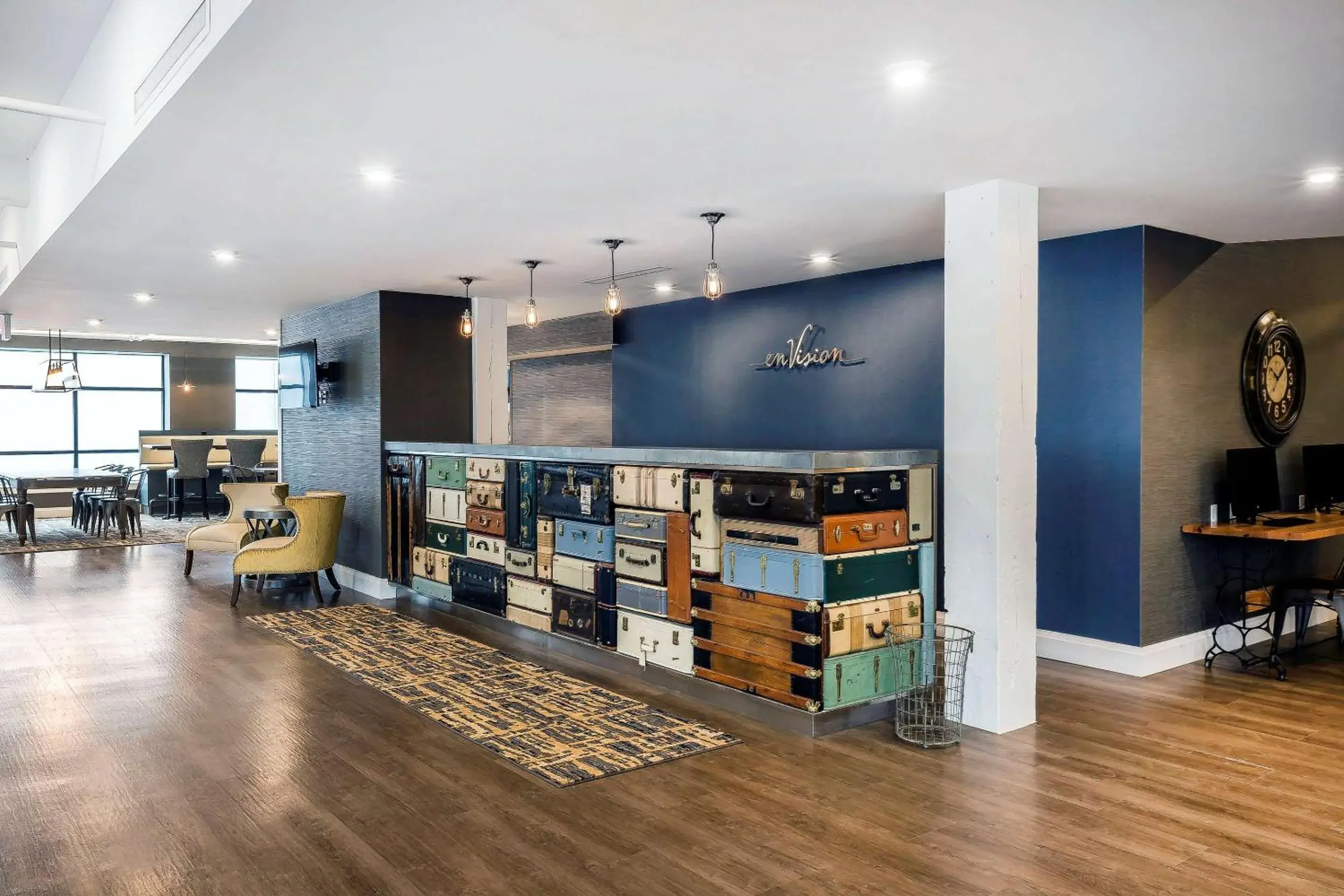 Lobby or reception in enVision Hotel Boston-Everett Lobby or reception in enVision Hotel Boston-Everett