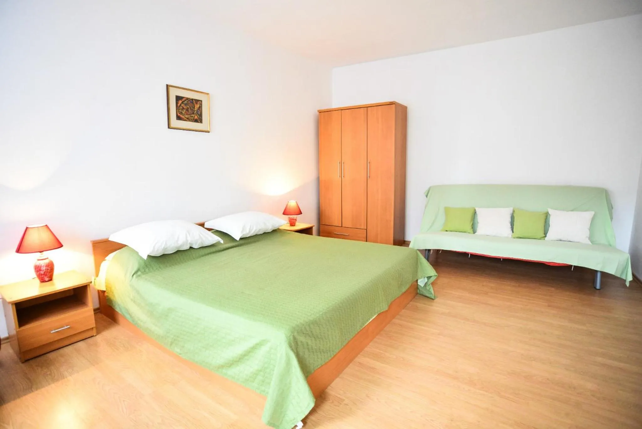 Bed in Apartments Bobo