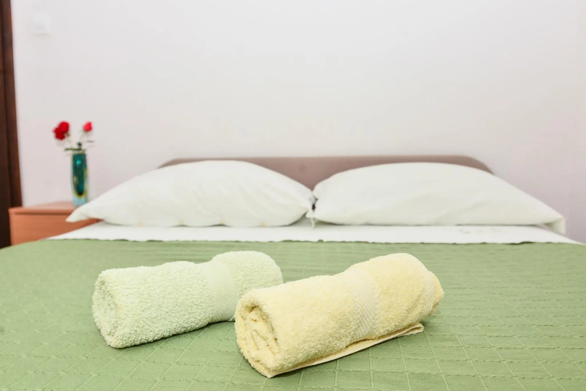Bed in Apartments Bobo