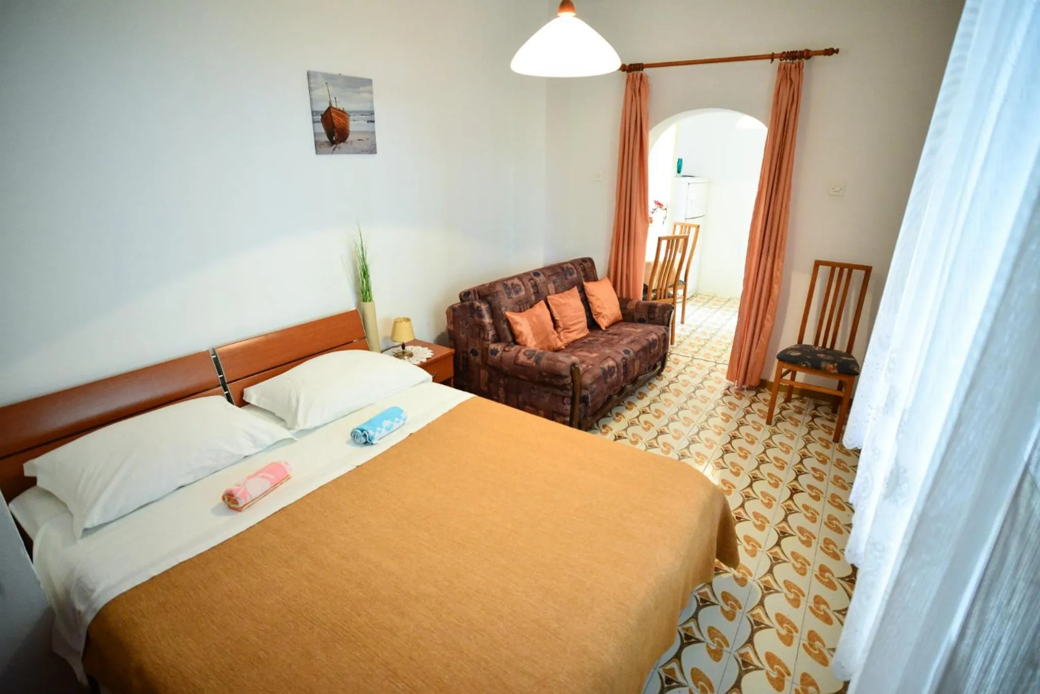 Bed in Apartments Bobo