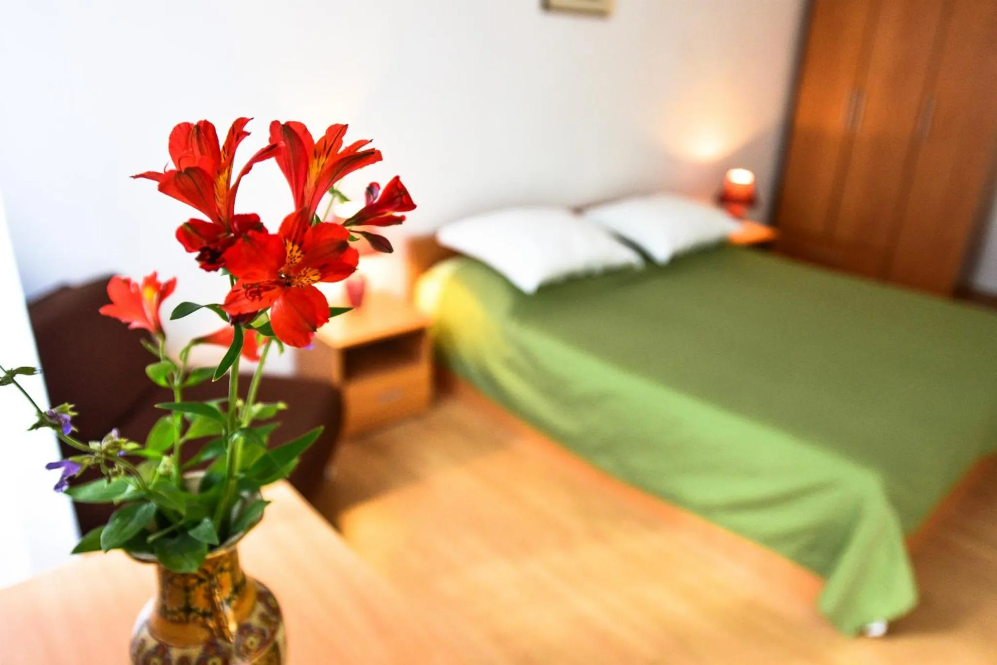 Bed in Apartments Bobo