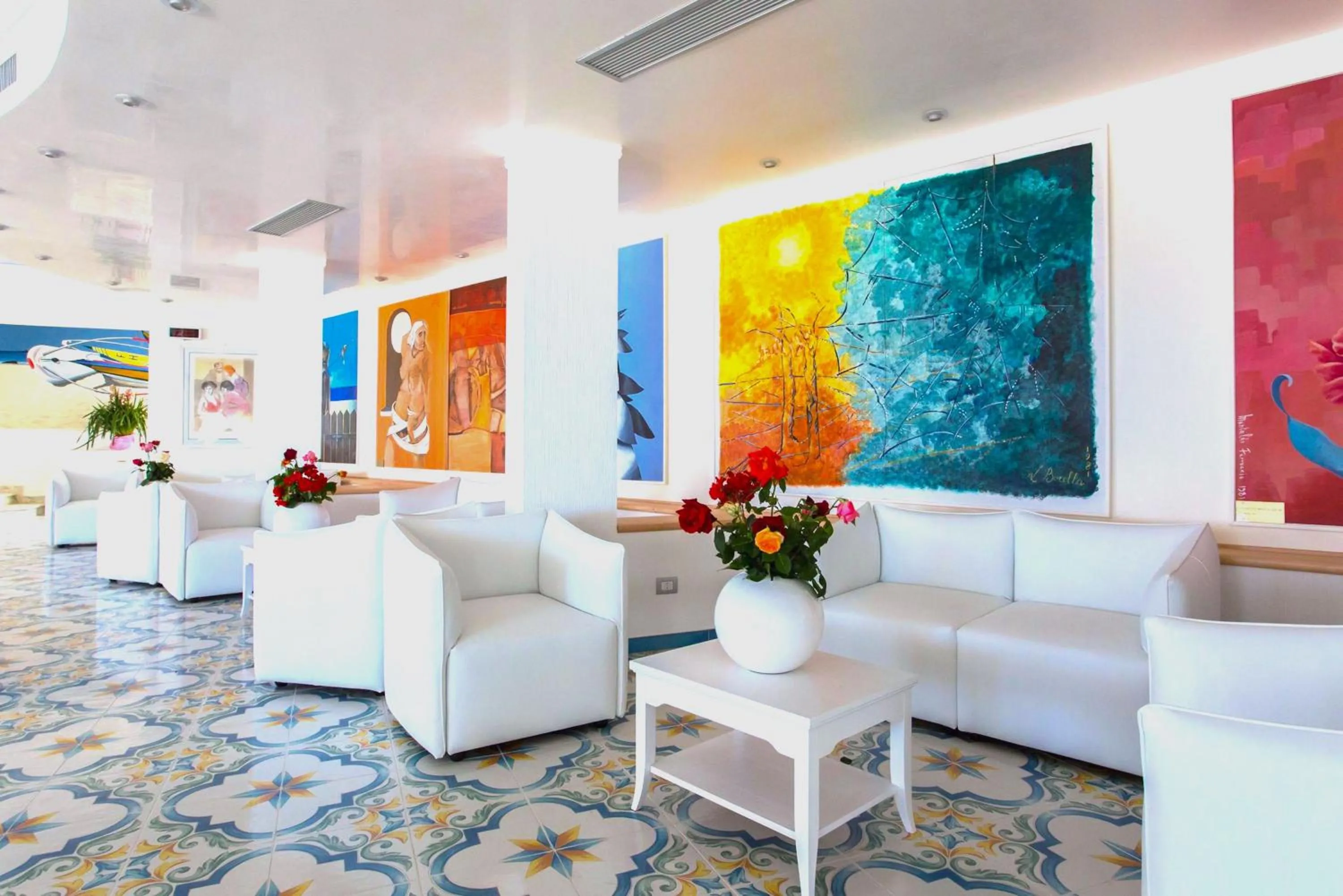 Lobby or reception in Hotel Ferretti