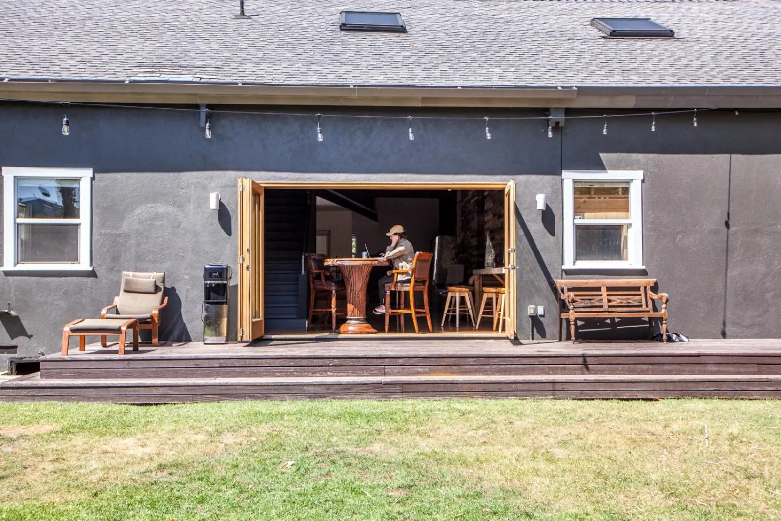 Facade/entrance in PodShare Venice