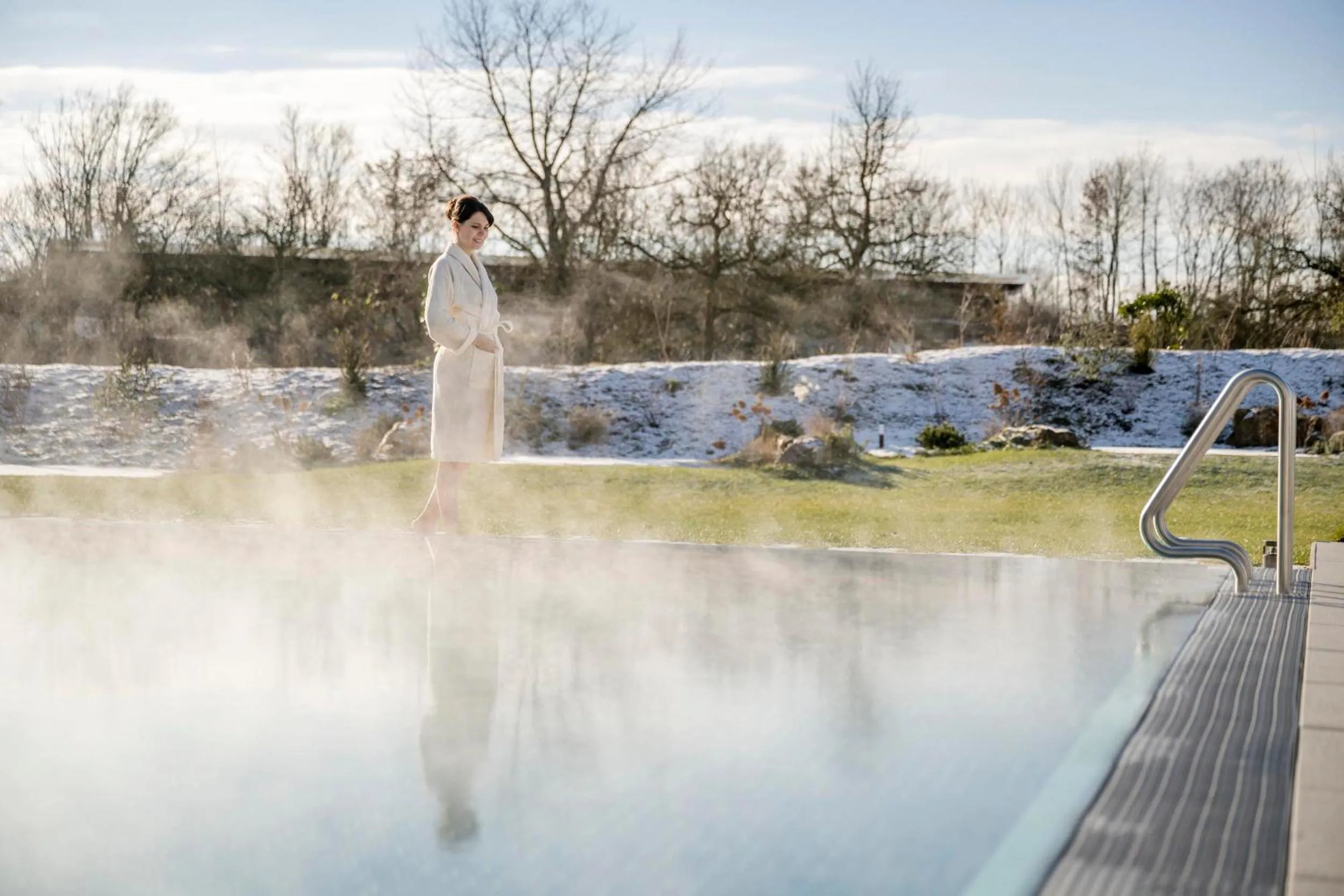 Swimming pool in Hotel am Haslinger Hof