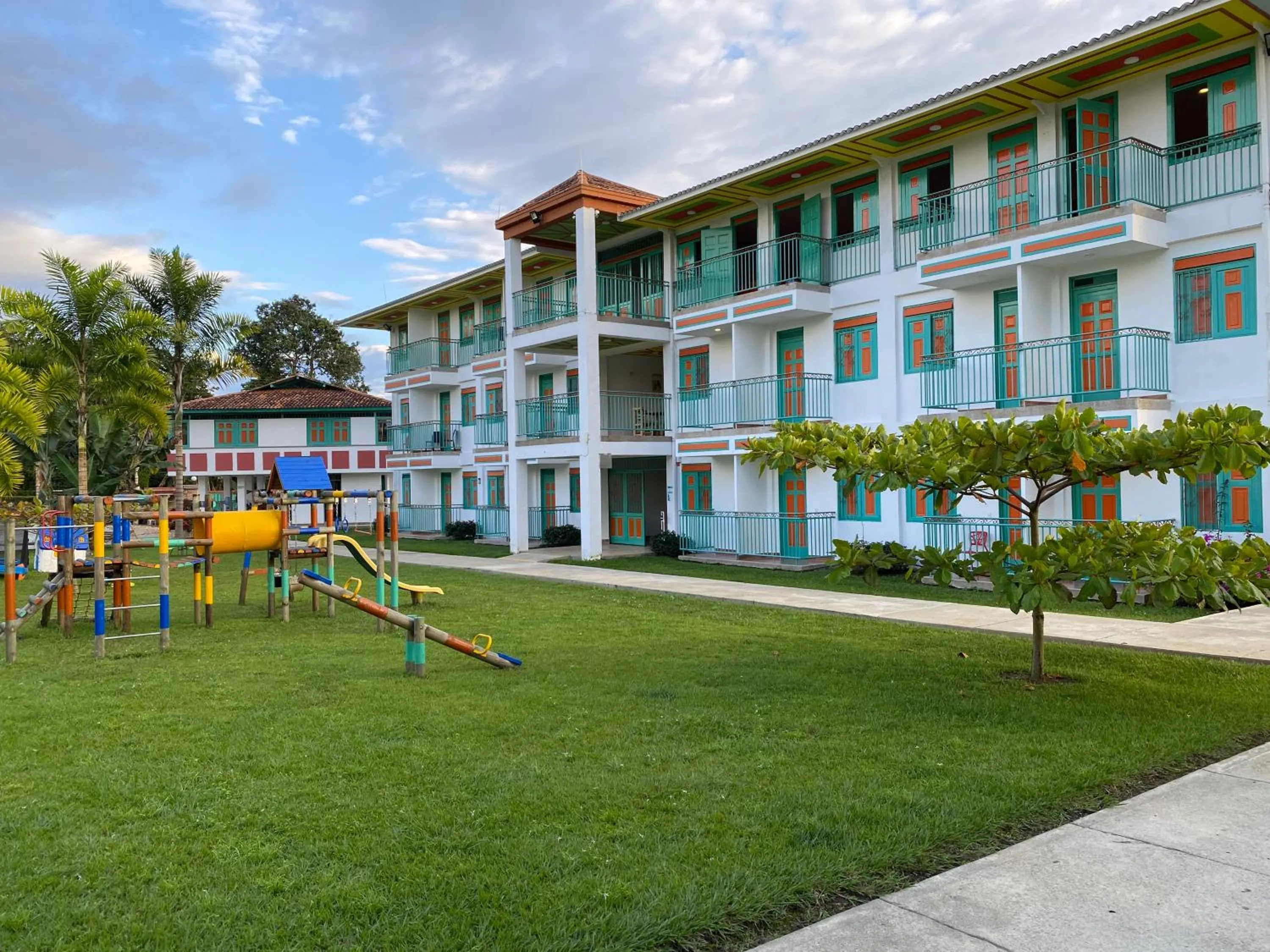 Property building in Hotel Campestre Paraiso Cafetero