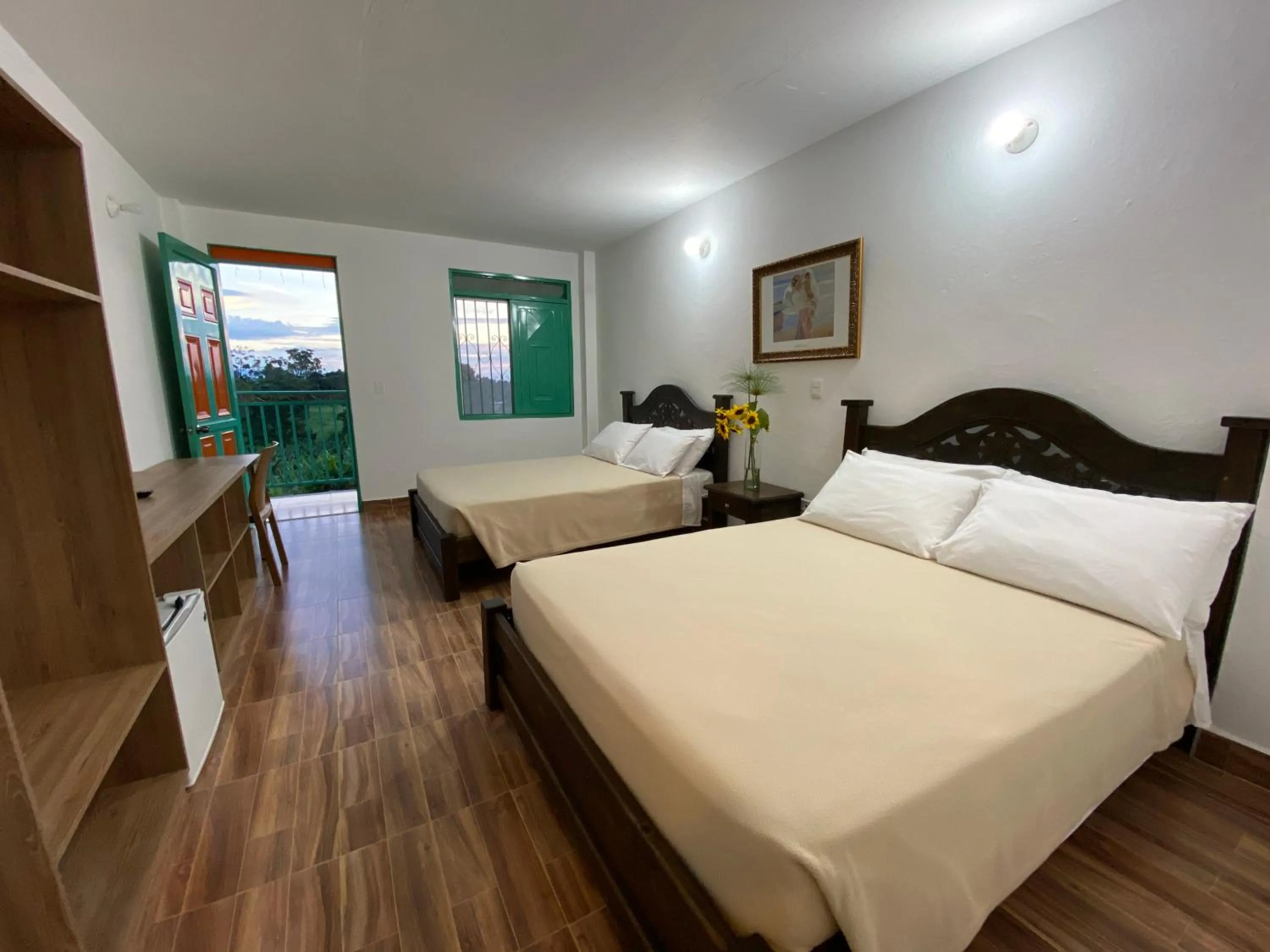 Bedroom, Bed in Hotel Campestre Paraiso Cafetero