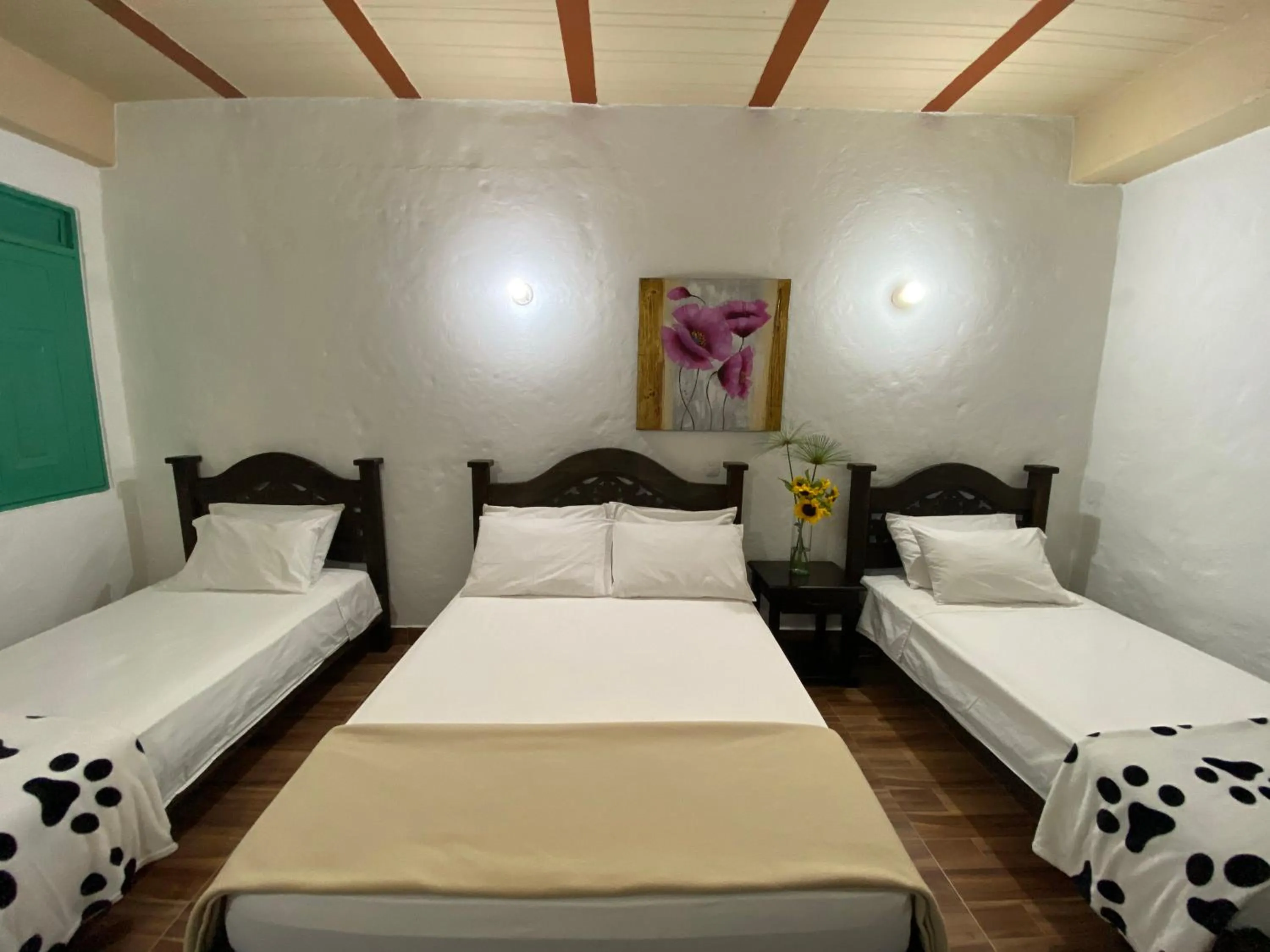 Bedroom, Bed in Hotel Campestre Paraiso Cafetero