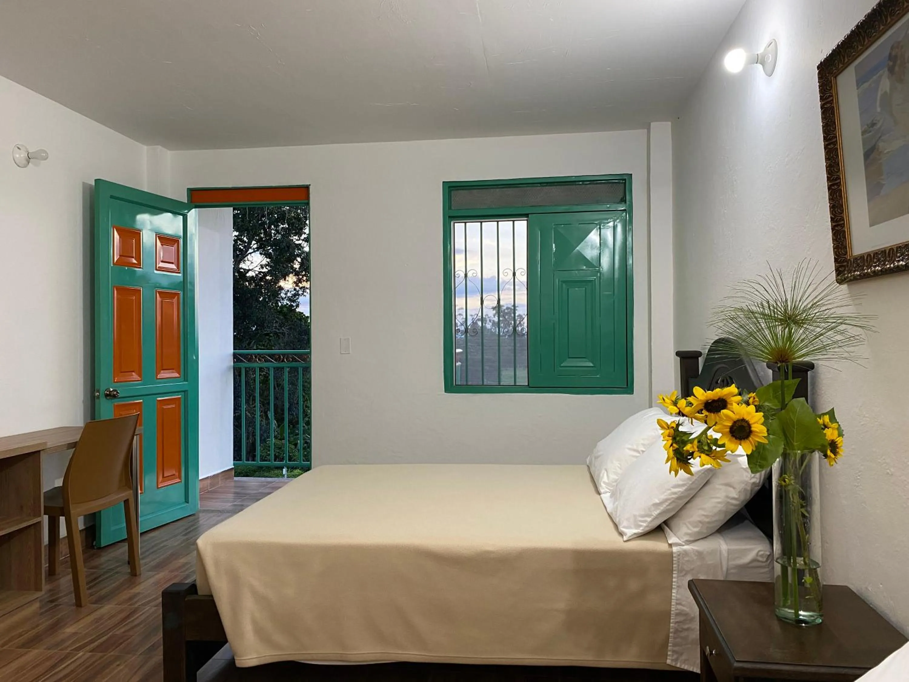 Bedroom, Bed in Hotel Campestre Paraiso Cafetero