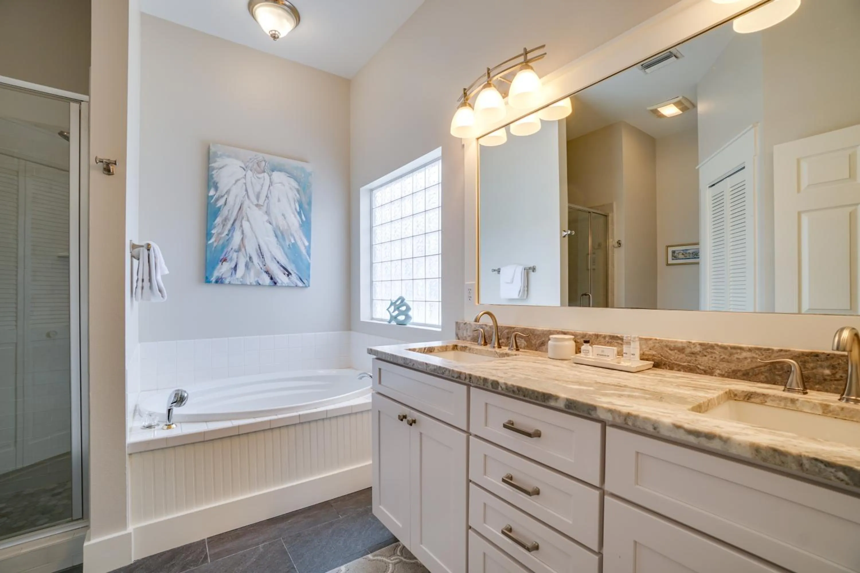 Shower in 30A Beach House - Walking on Sunshine