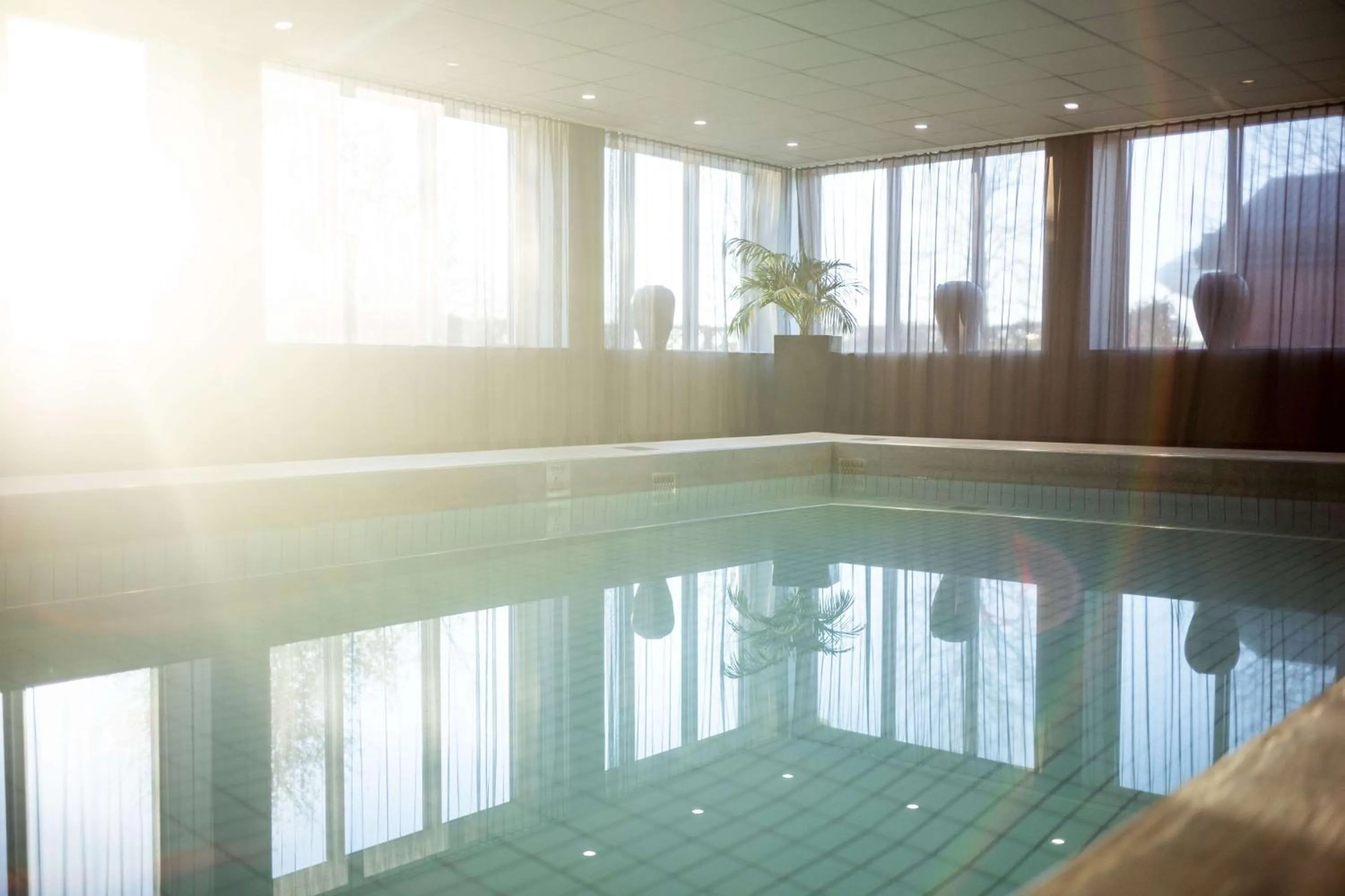 Pool view in Radisson Blu Arlandia Hotel, Stockholm-Arlanda