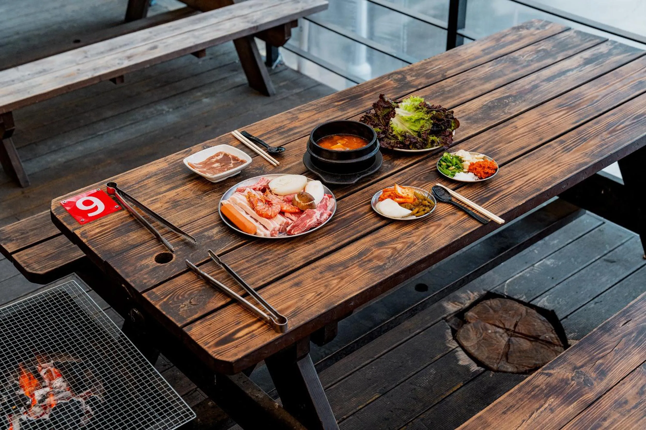 BBQ facilities in Ocean 2 You Resort Seorak Beach Hotel & Condo