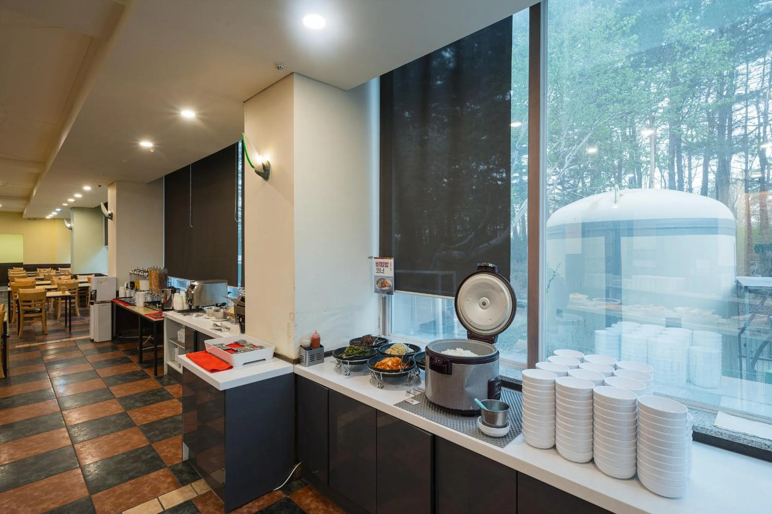 Buffet breakfast in Ocean 2 You Resort Seorak Beach Hotel & Condo