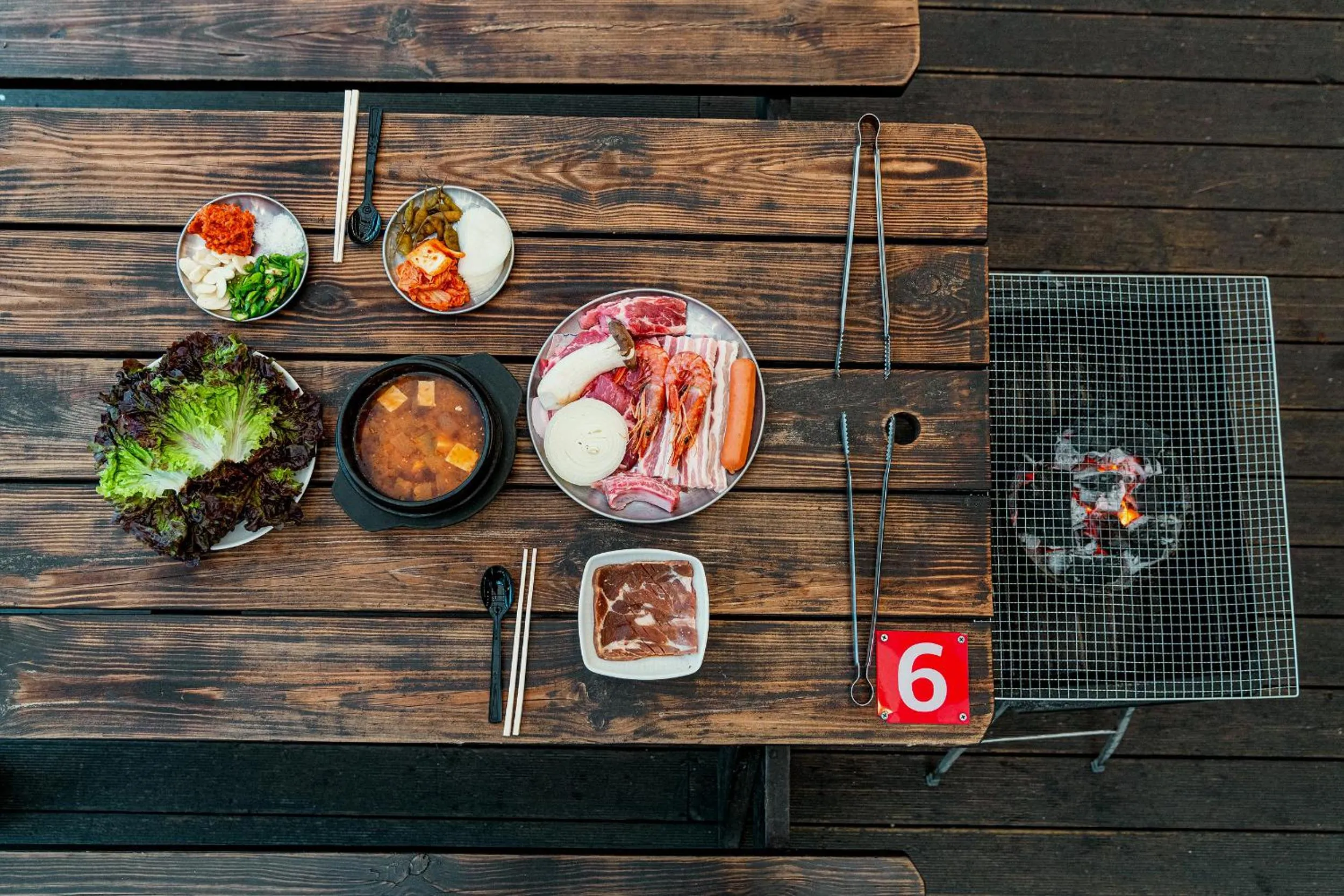 BBQ facilities in Ocean 2 You Resort Seorak Beach Hotel & Condo