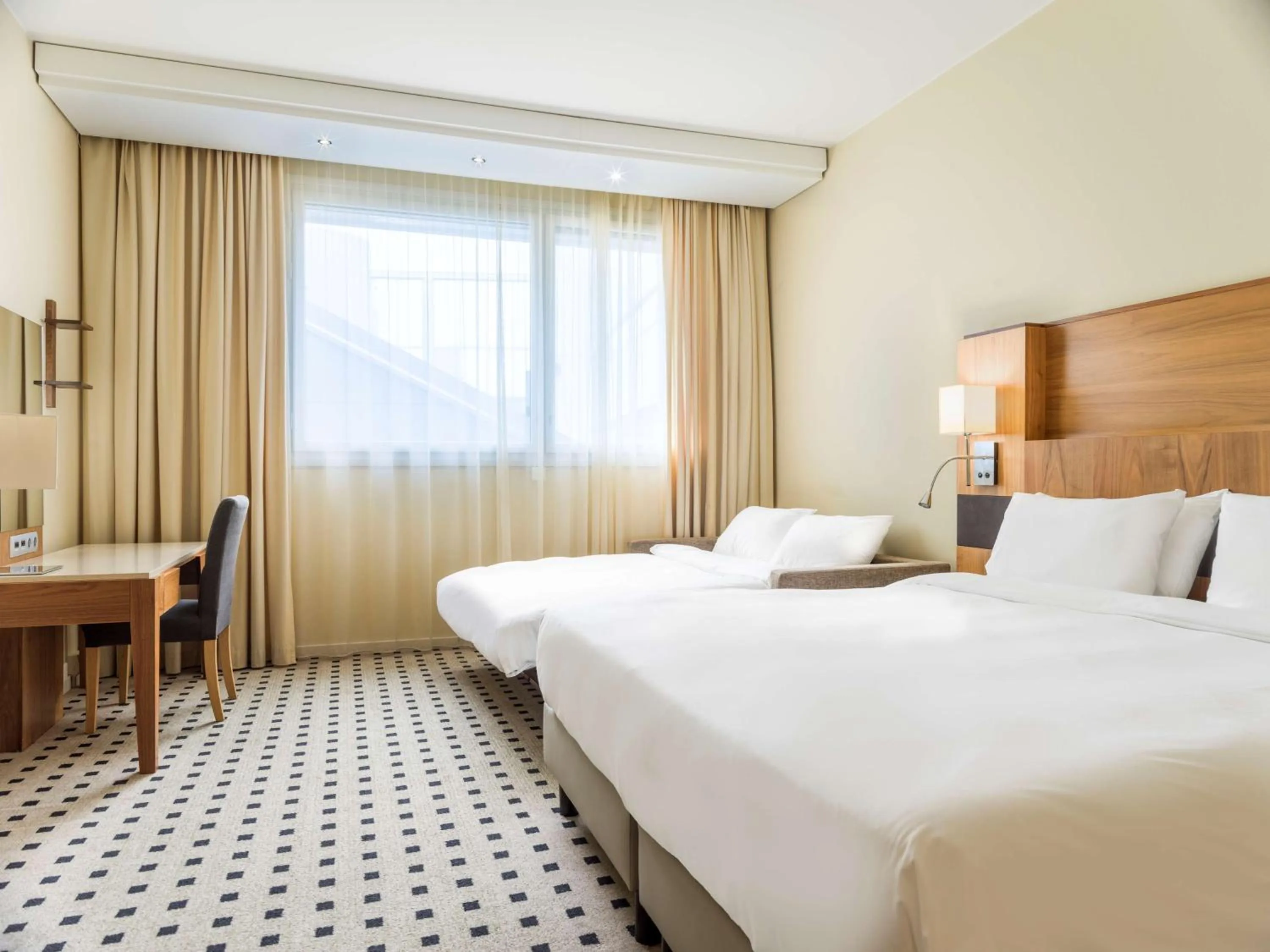 Photo of the whole room, Bed in Radisson Blu Airport Terminal Hotel