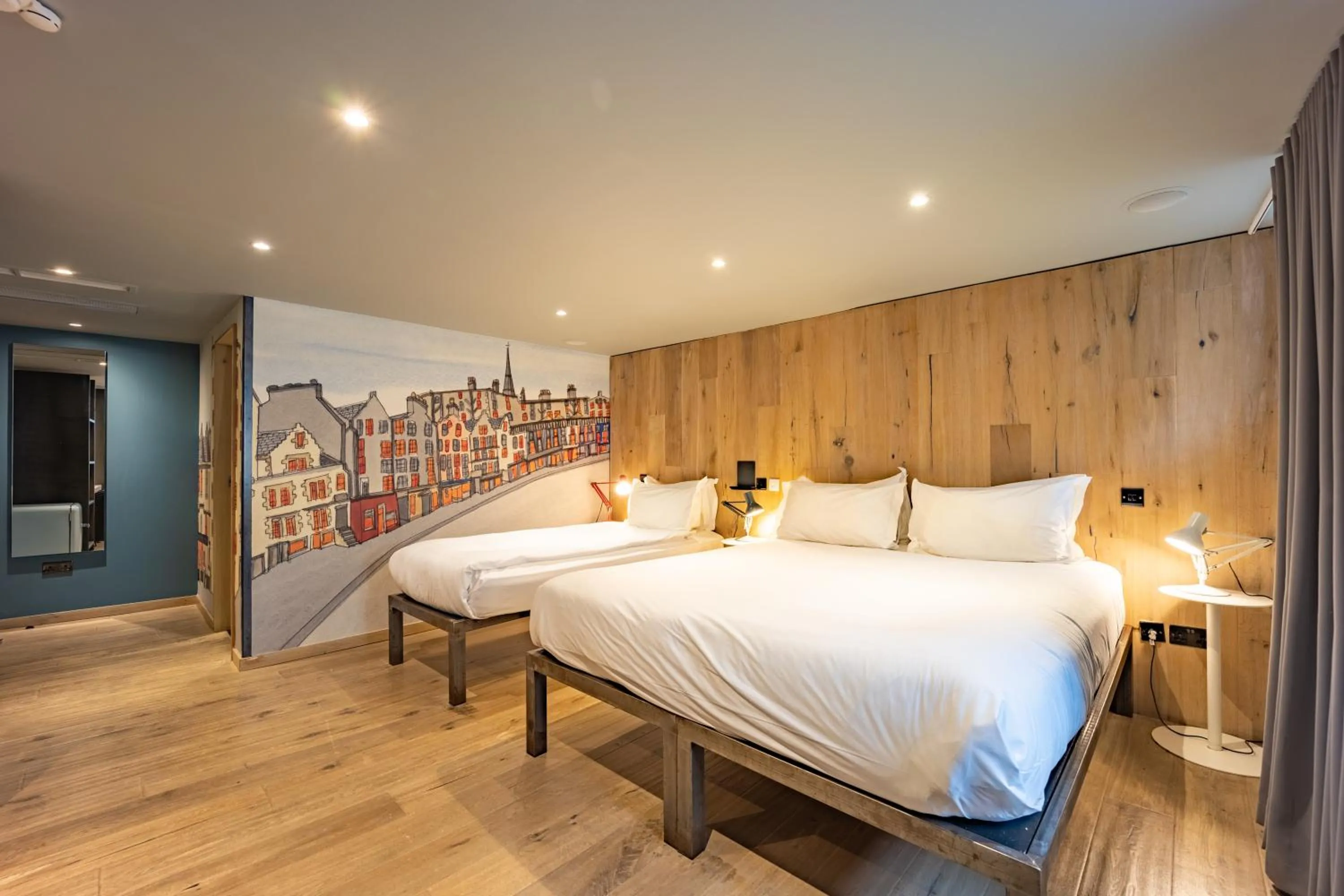 Bedroom, Bed in Grassmarket Hotel