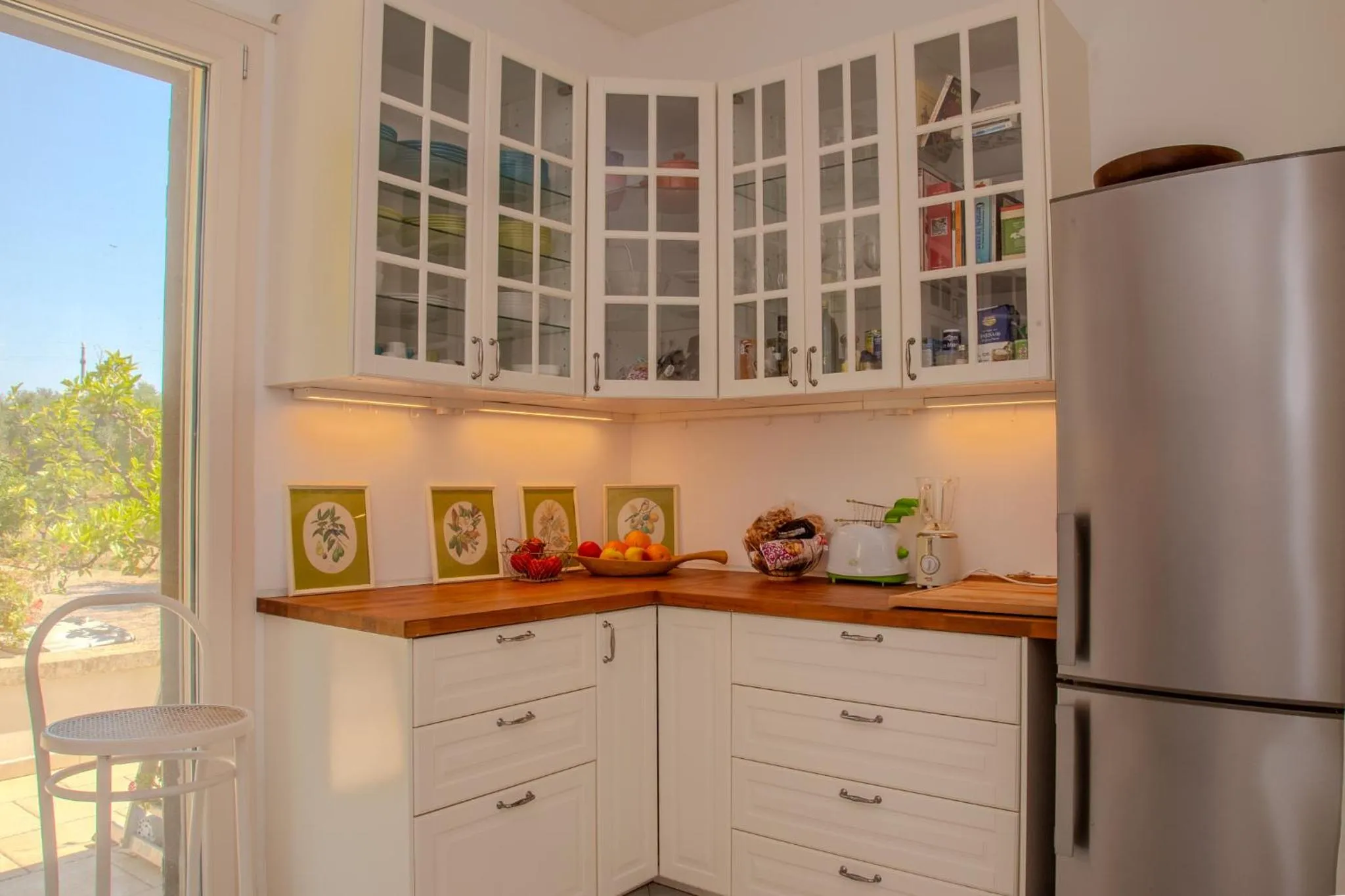 Kitchen or kitchenette in Casa Giada B&B