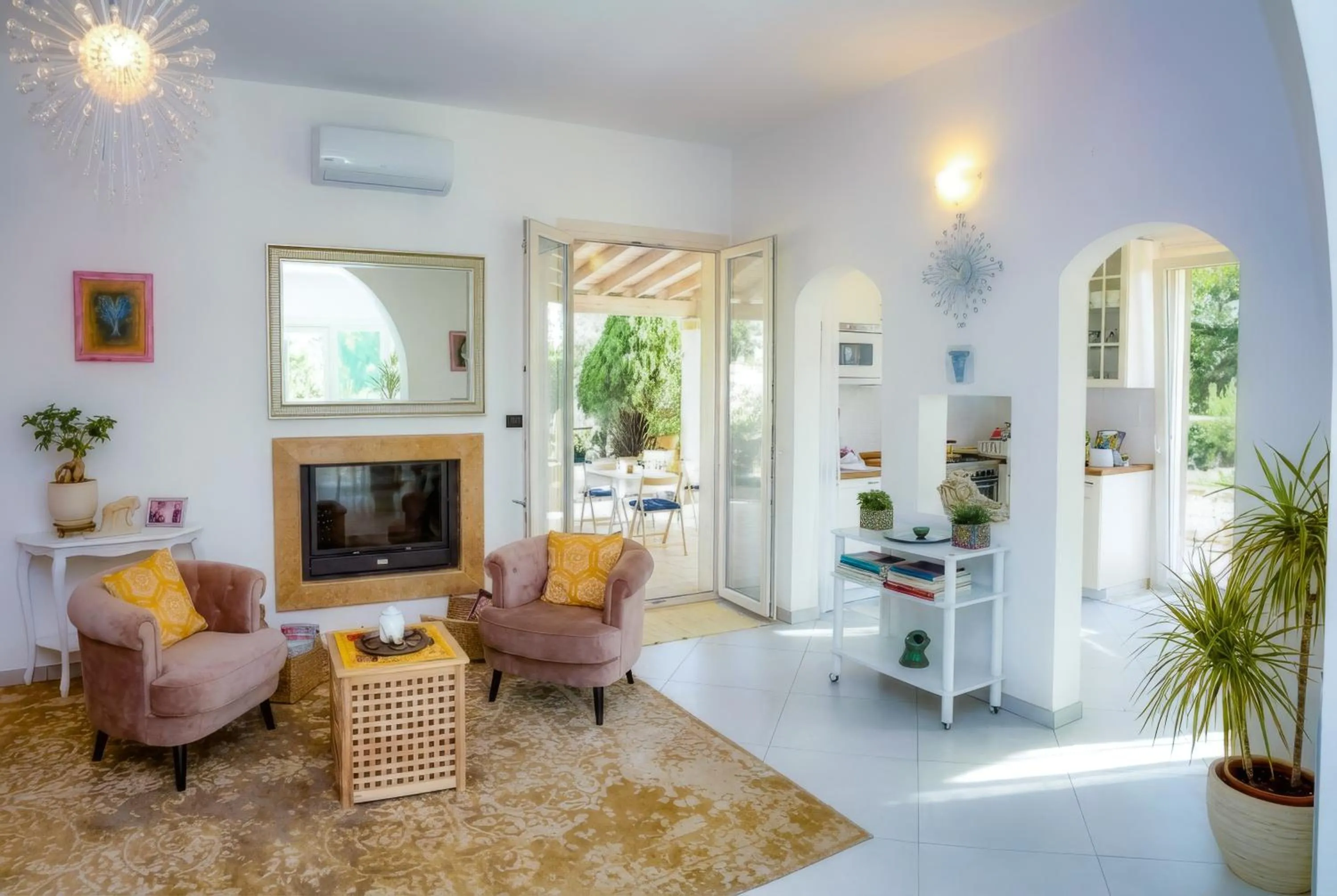 Living room in Casa Giada