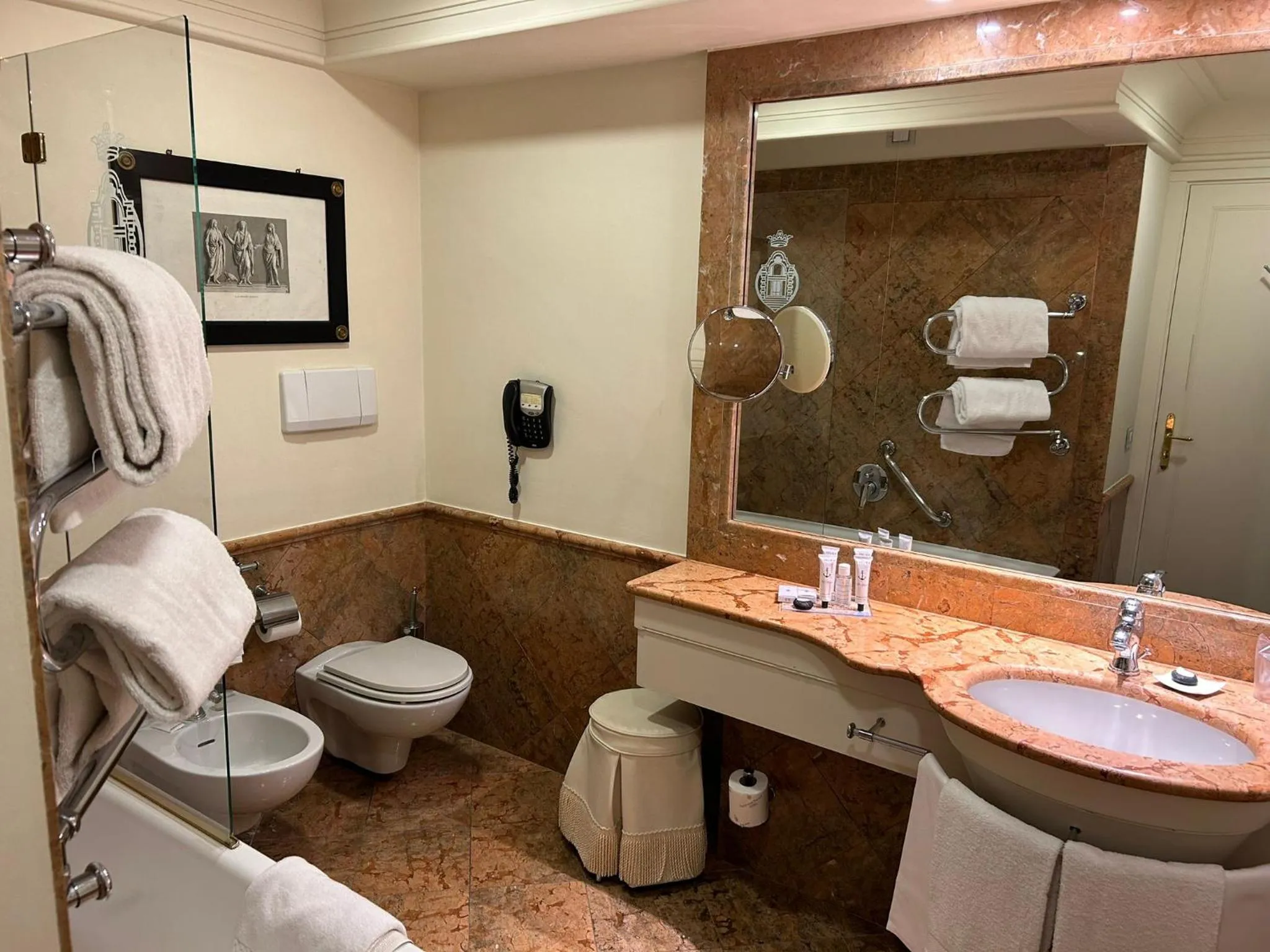 Bathroom in Excelsior Palace Portofino Coast