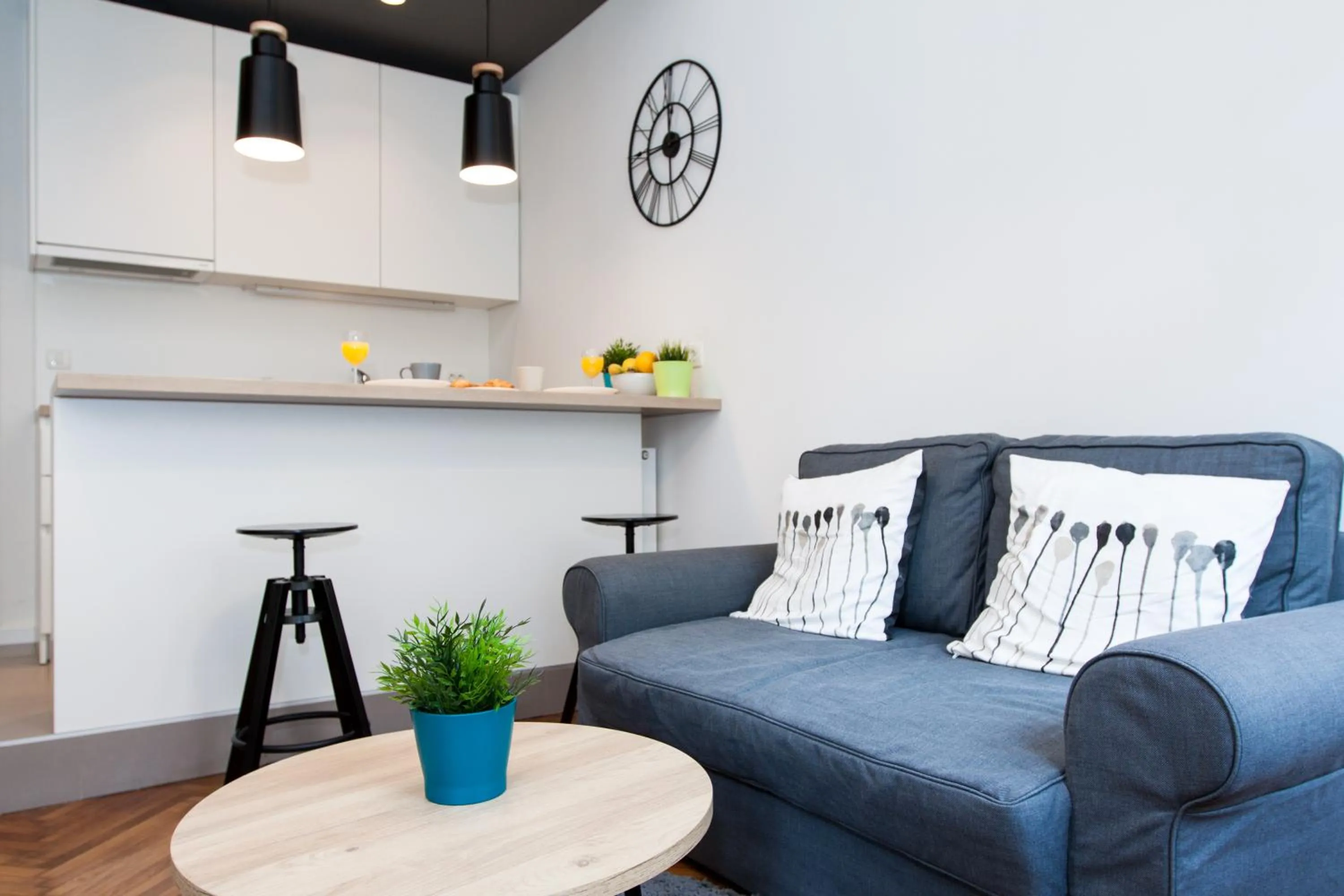 Living room in LOOX apartments Hatzova