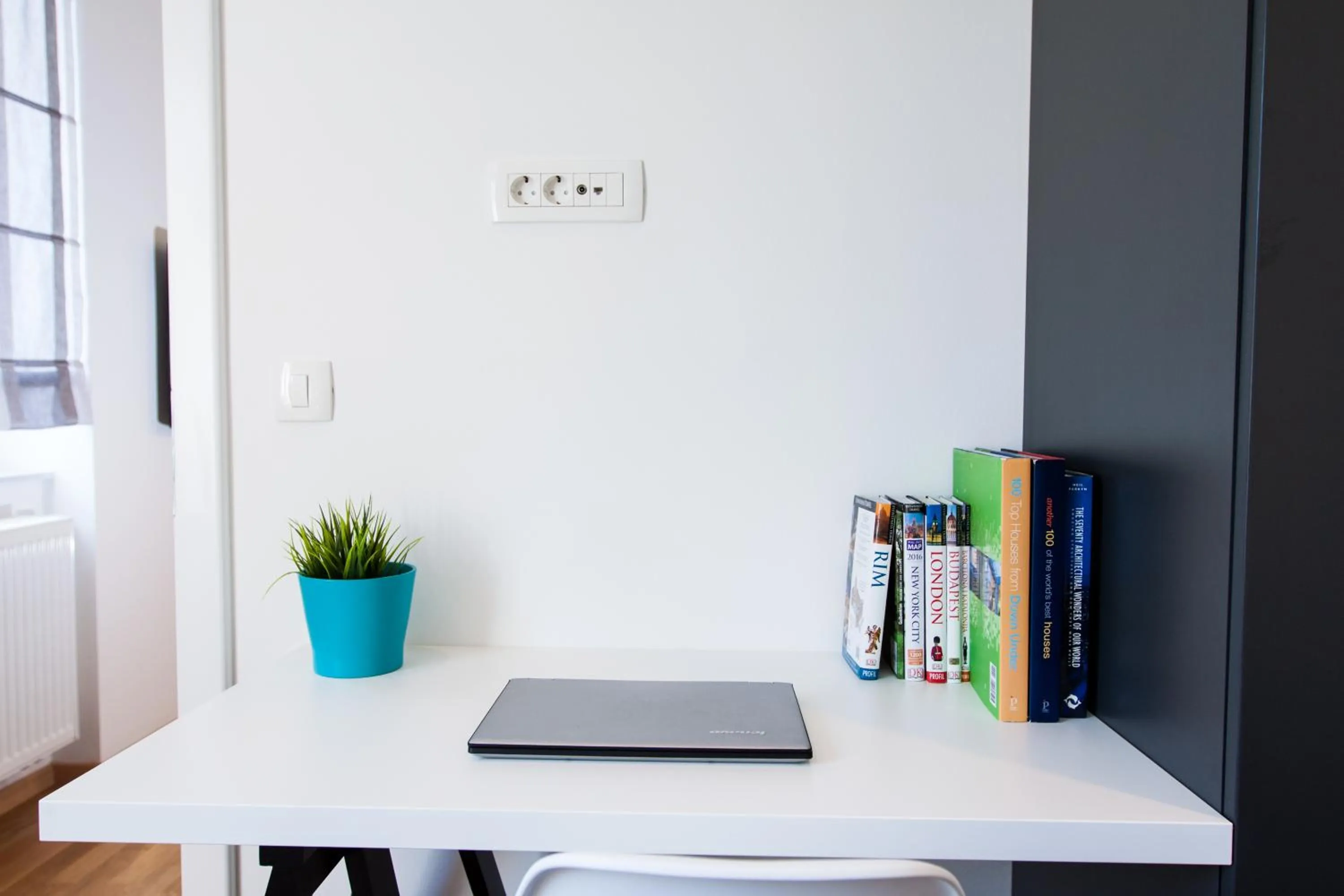Bedroom in LOOX apartments Hatzova