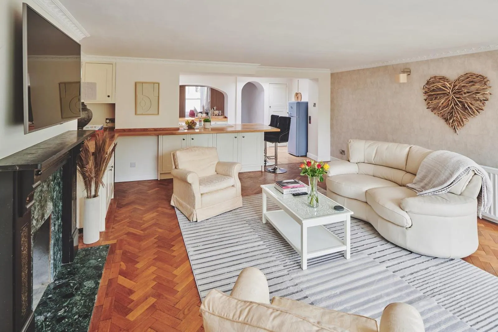 Living room in The Lansdowne Guest House