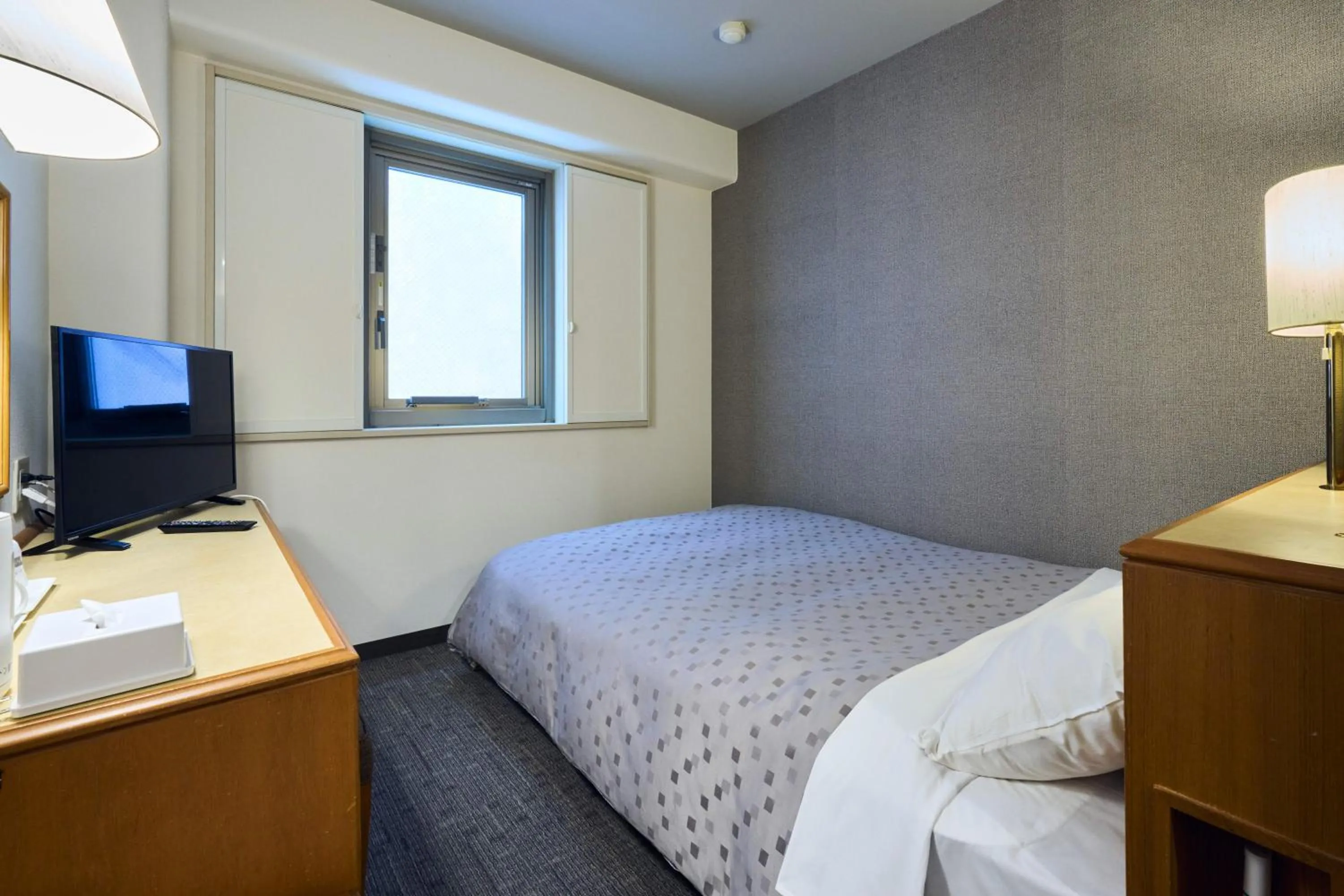 Photo of the whole room, Bed in Hotel Lexton Kagoshima Annex