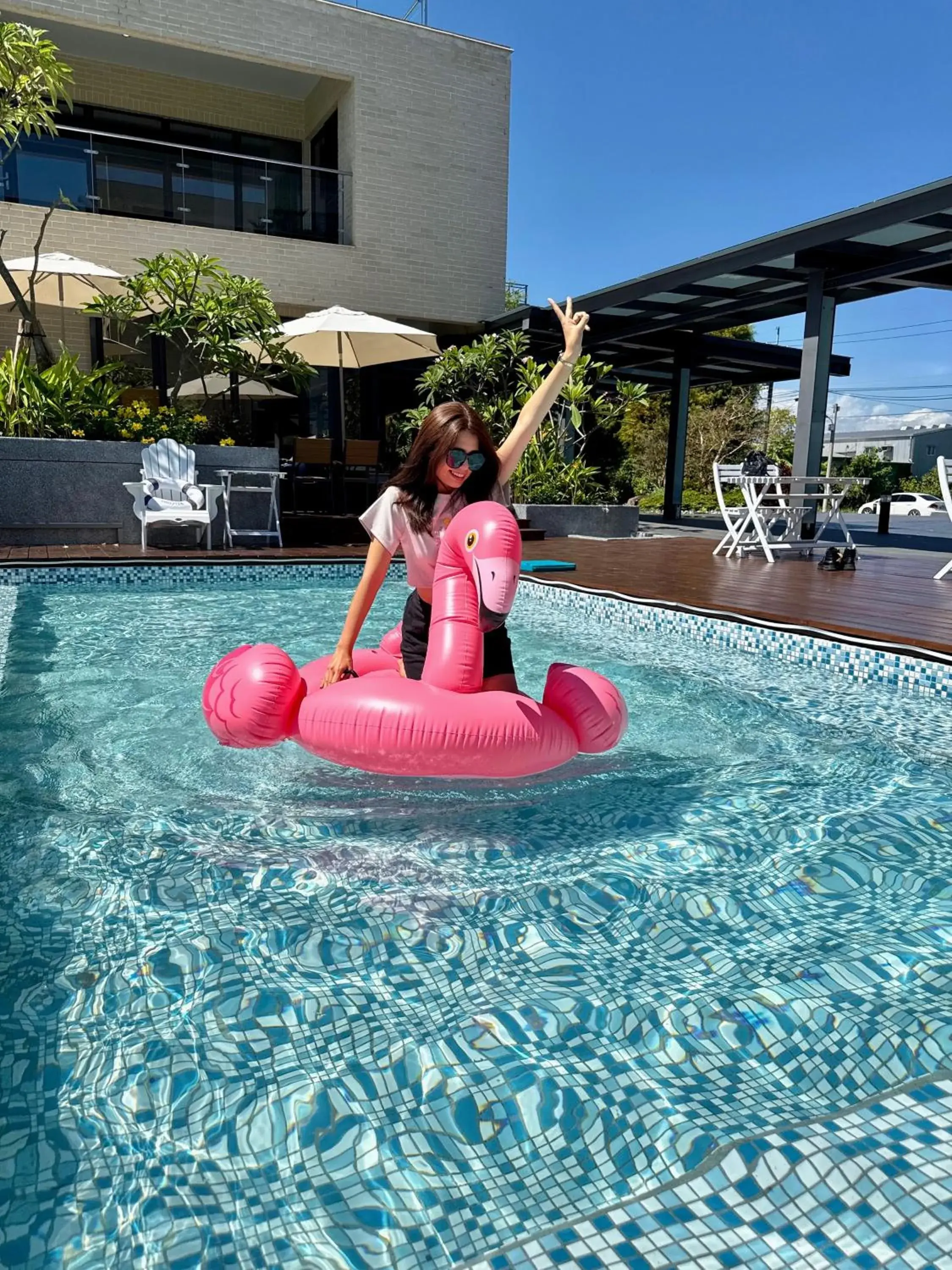 Swimming pool in Villa LOHERB Swimming pool in Villa LOHERB