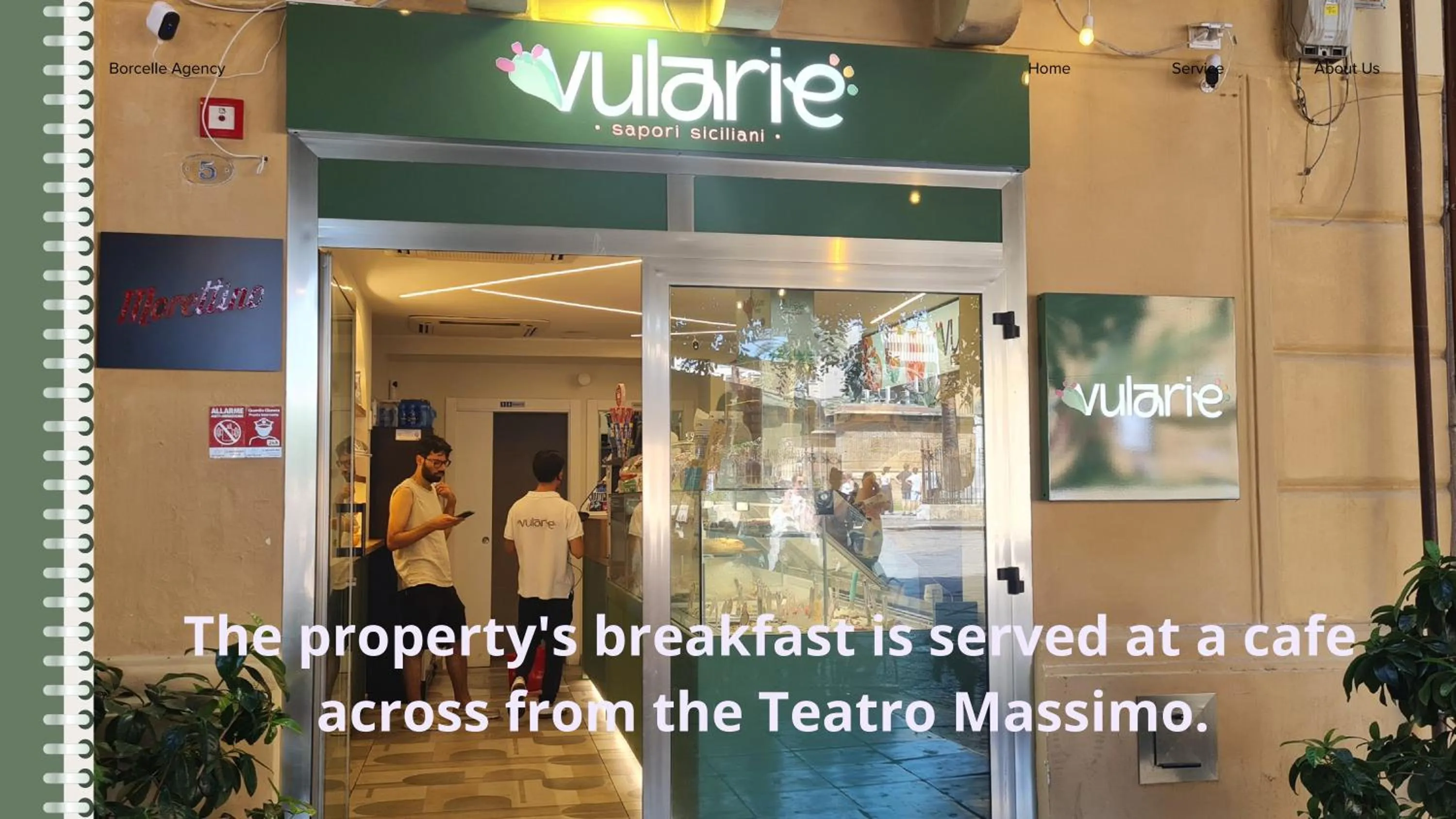 Breakfast in B&B Into Palermo Rooms vicino al teatro Massimo