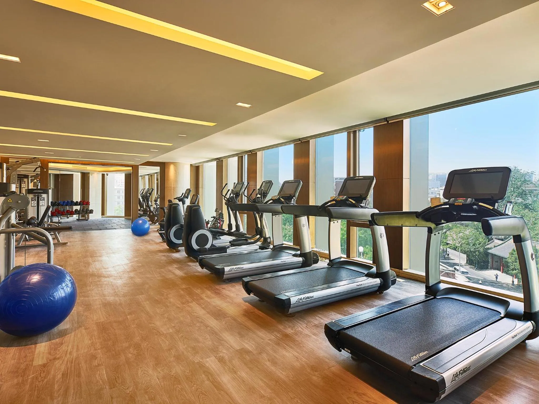 Fitness centre/facilities in Pan Pacific Beijing