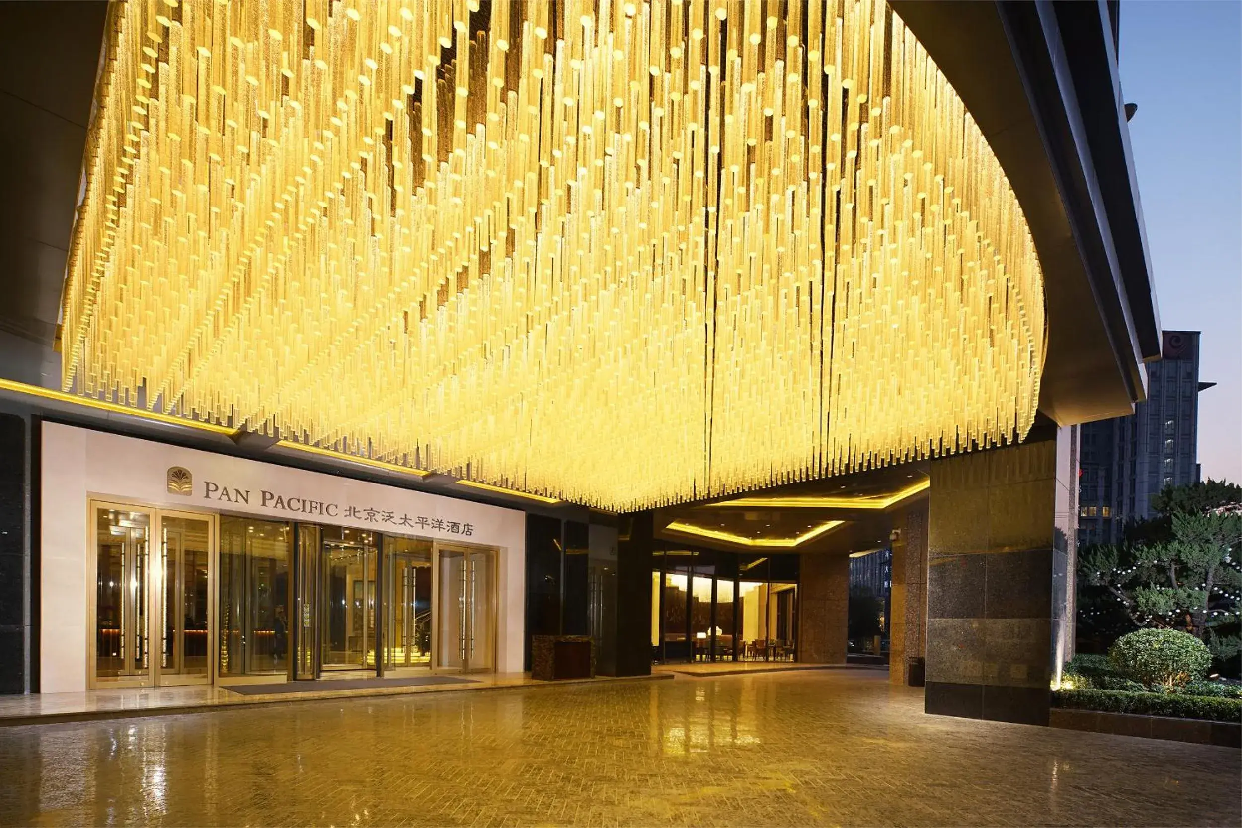 Property building in Pan Pacific Beijing Property building in Pan Pacific Beijing