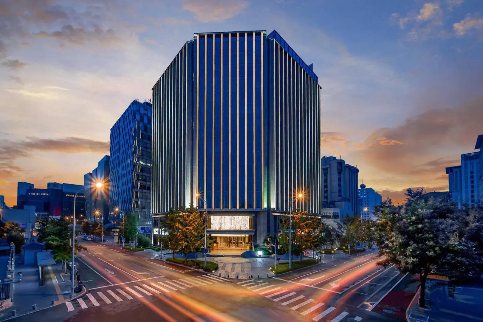 Property building in Pan Pacific Beijing Property building in Pan Pacific Beijing