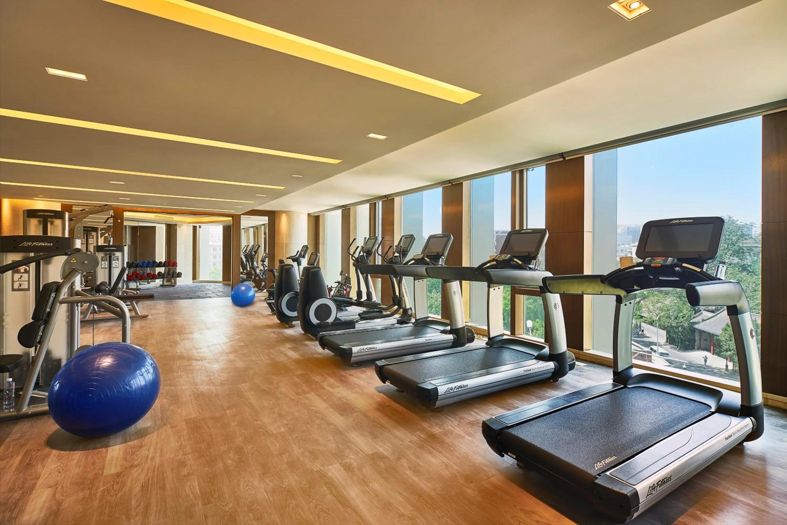 Fitness centre/facilities in Pan Pacific Beijing