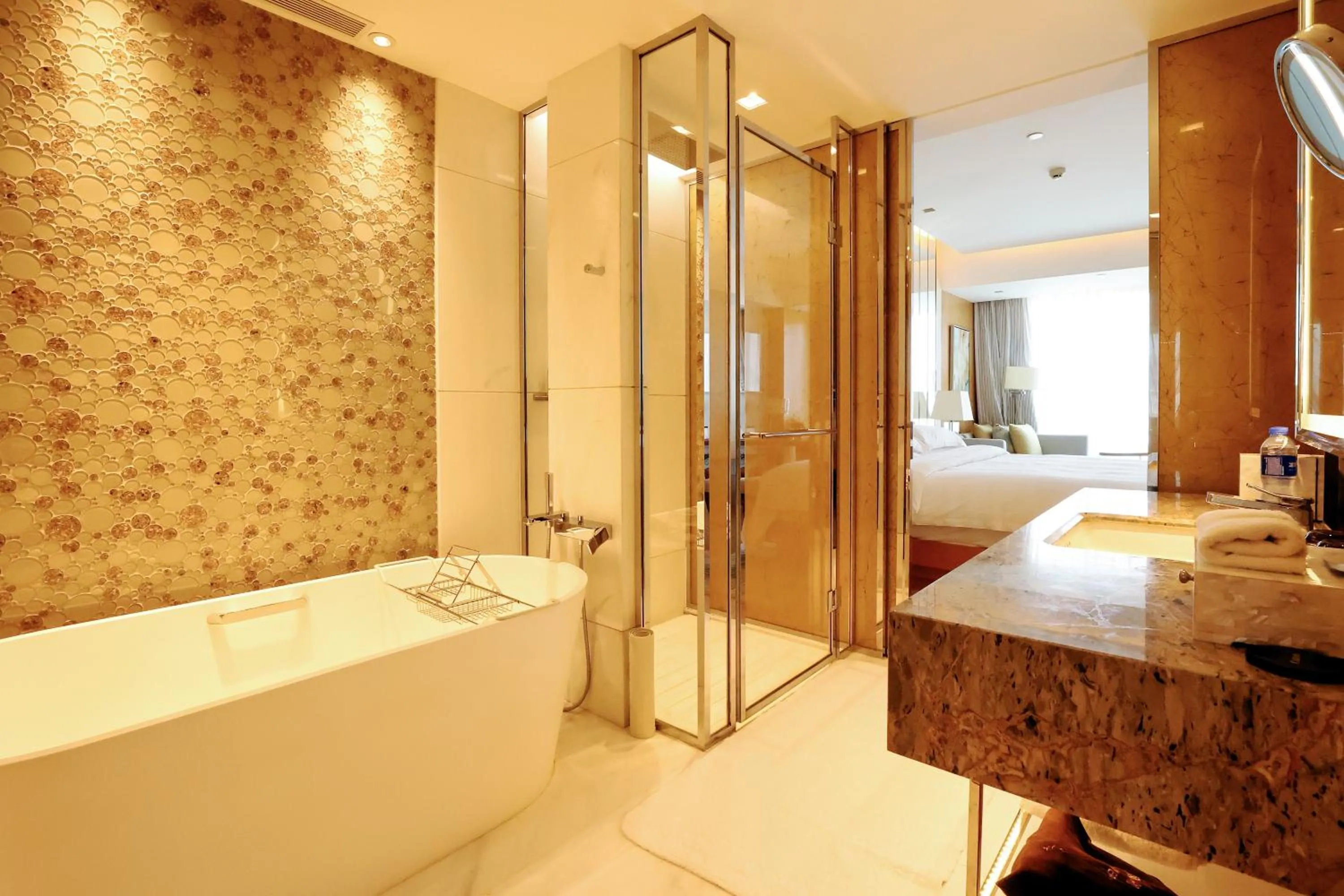 Bed in Pan Pacific Beijing