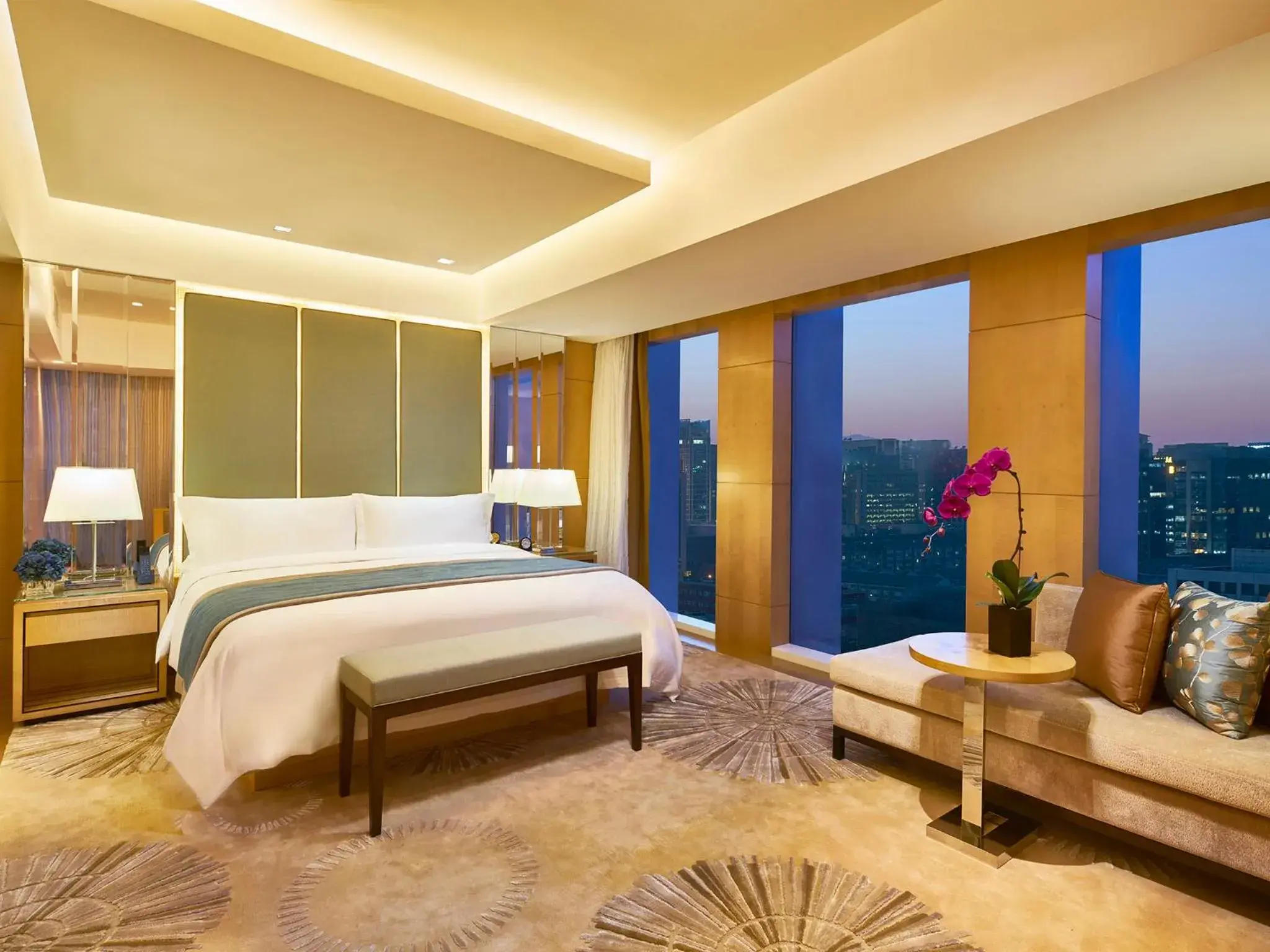 Photo of the whole room, Bed in Pan Pacific Beijing Photo of the whole room, Bed in Pan Pacific Beijing