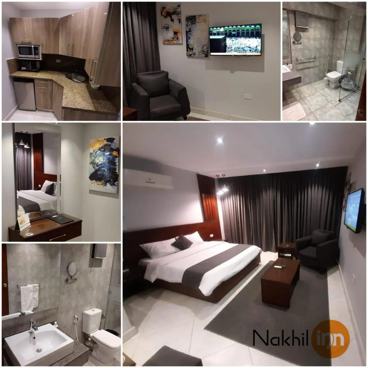 View (from property/room), Bed in Nakhil Inn Residence