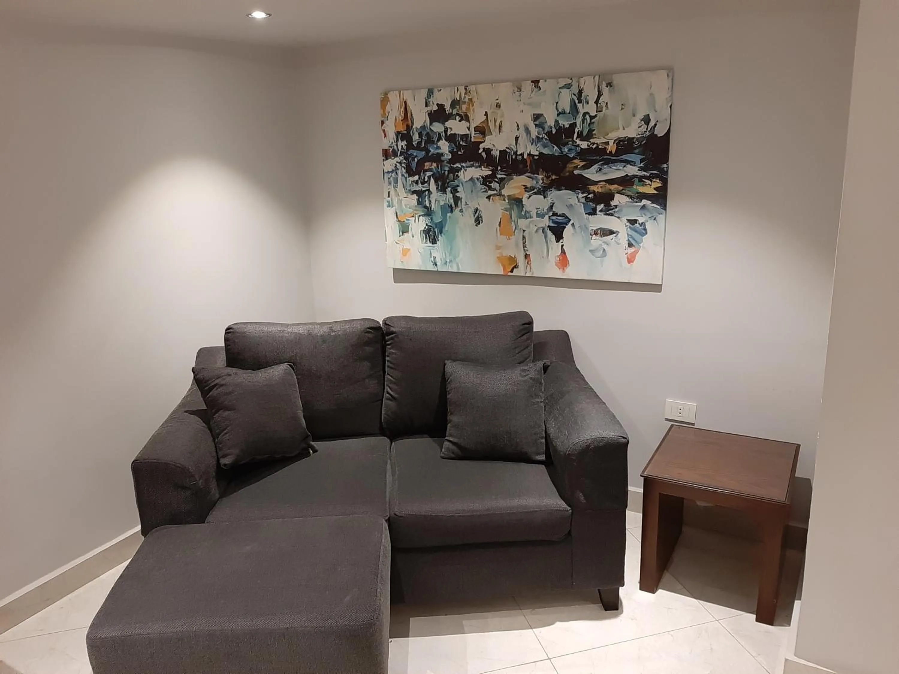 Seating area in Nakhil Inn Residence