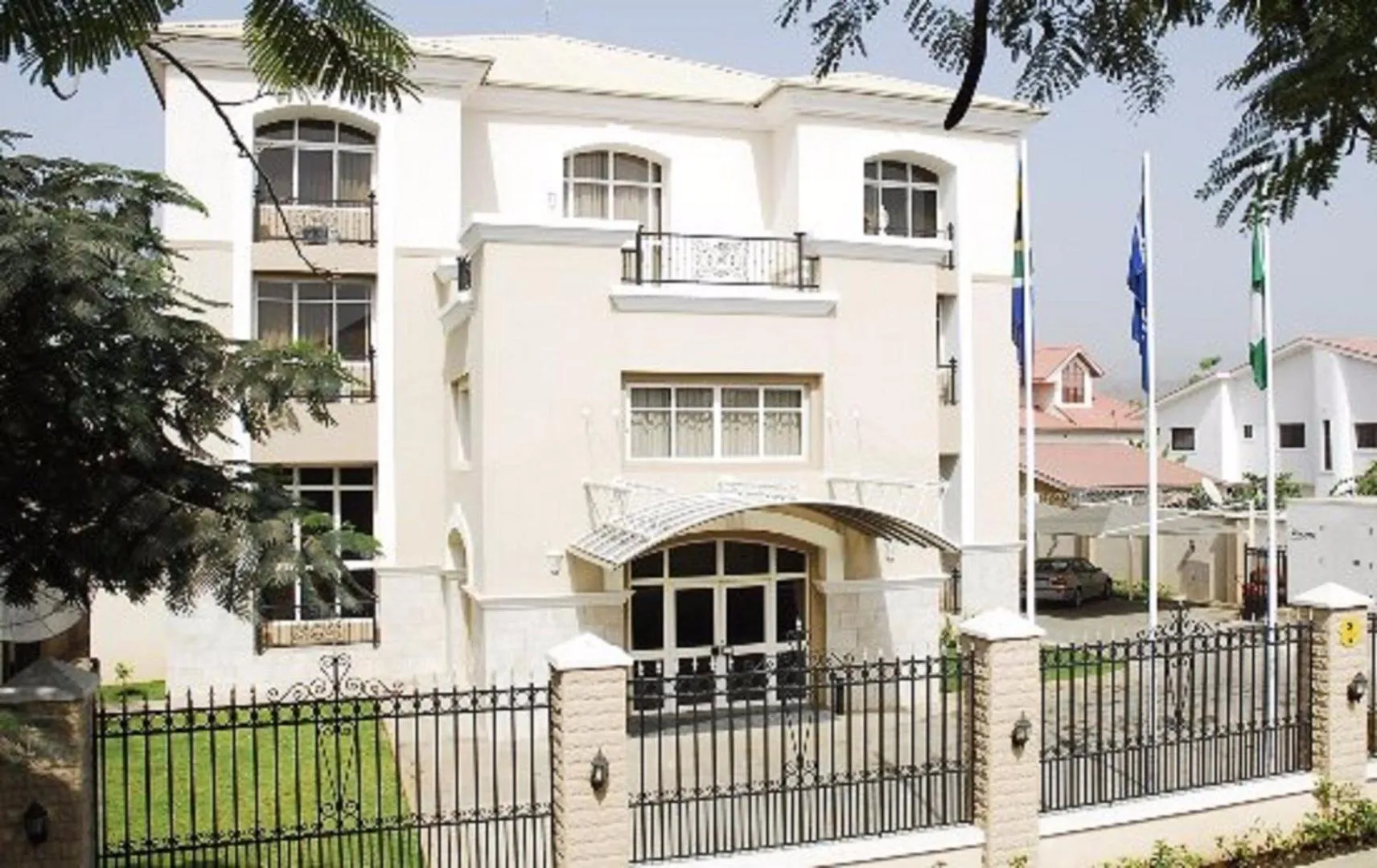 Facade/entrance in BON Hotel Abuja