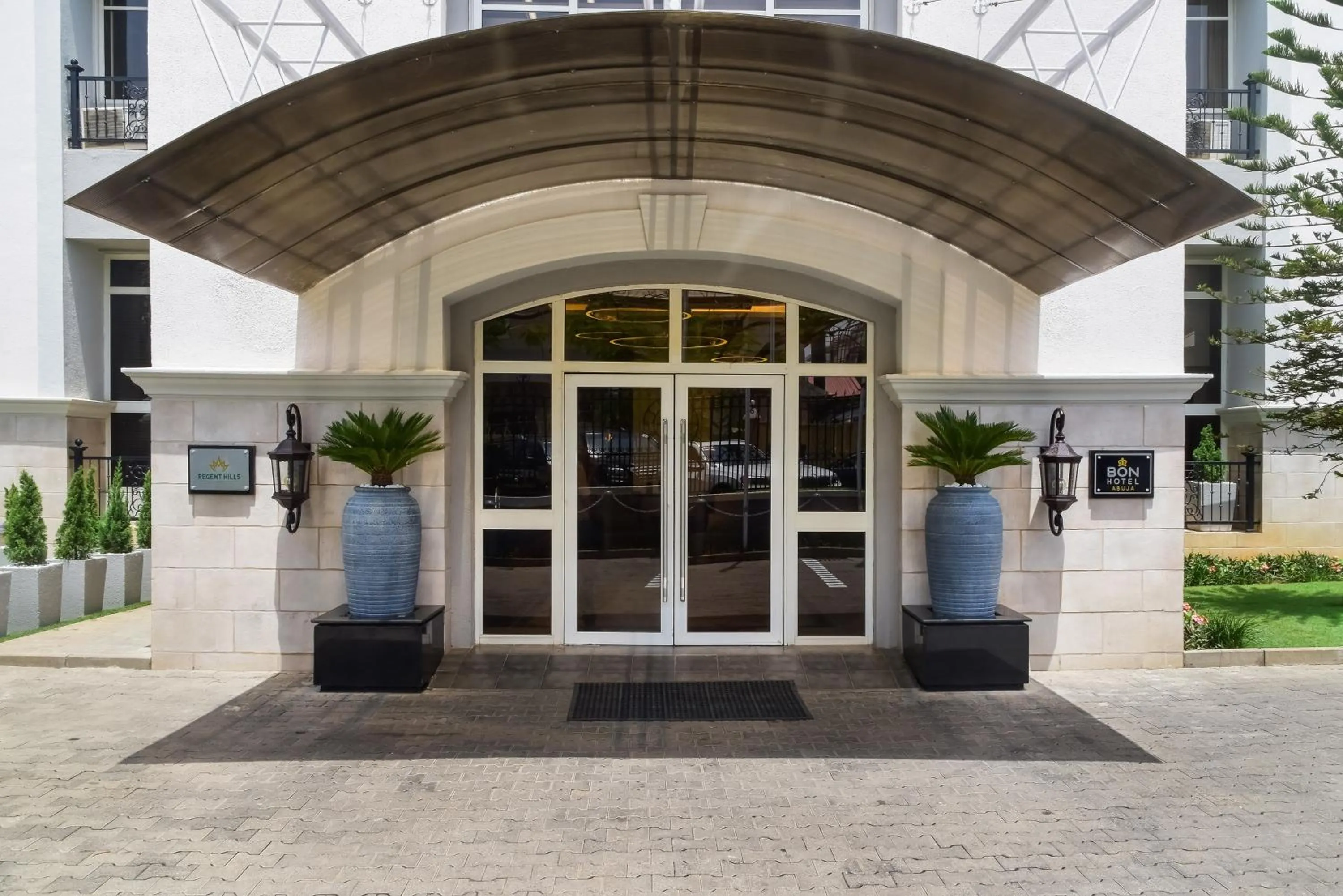 Facade/entrance in BON Hotel Abuja