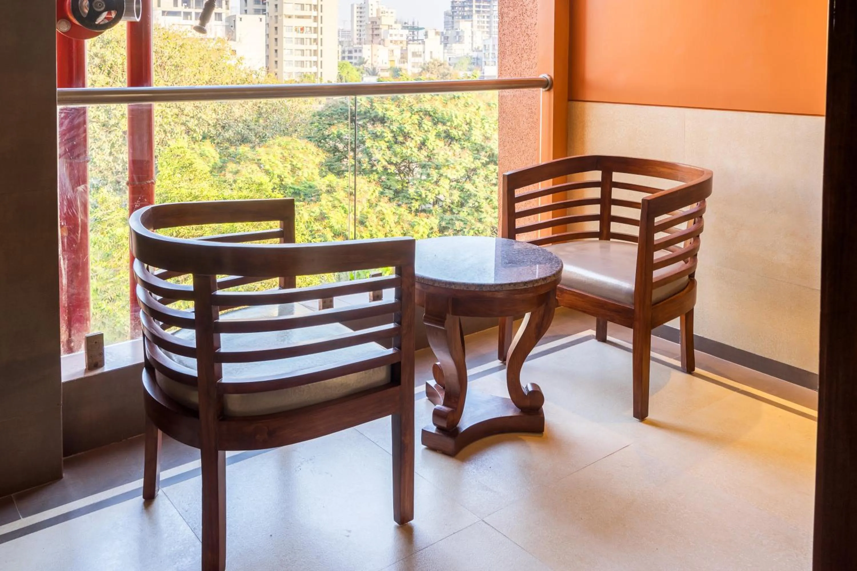 Seating area in Treebo Olive Nest