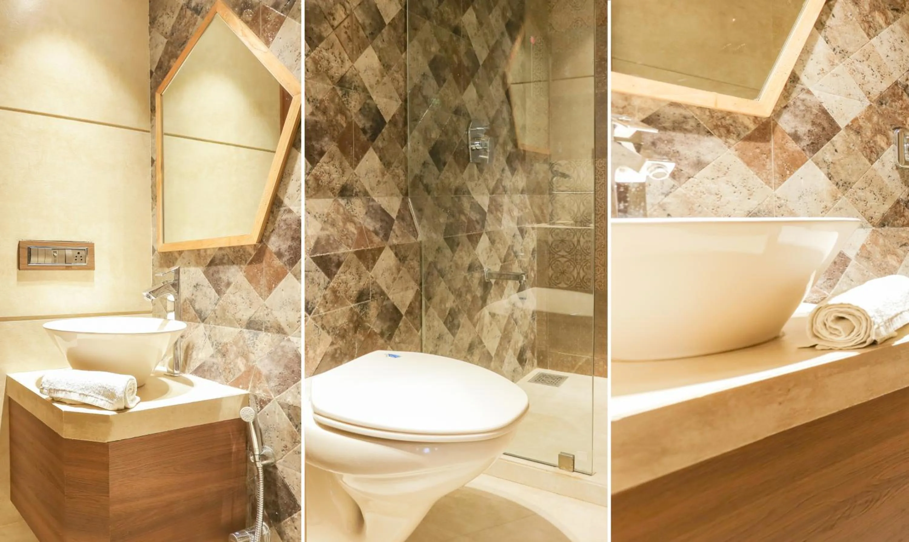 Bathroom in Treebo Olive Nest